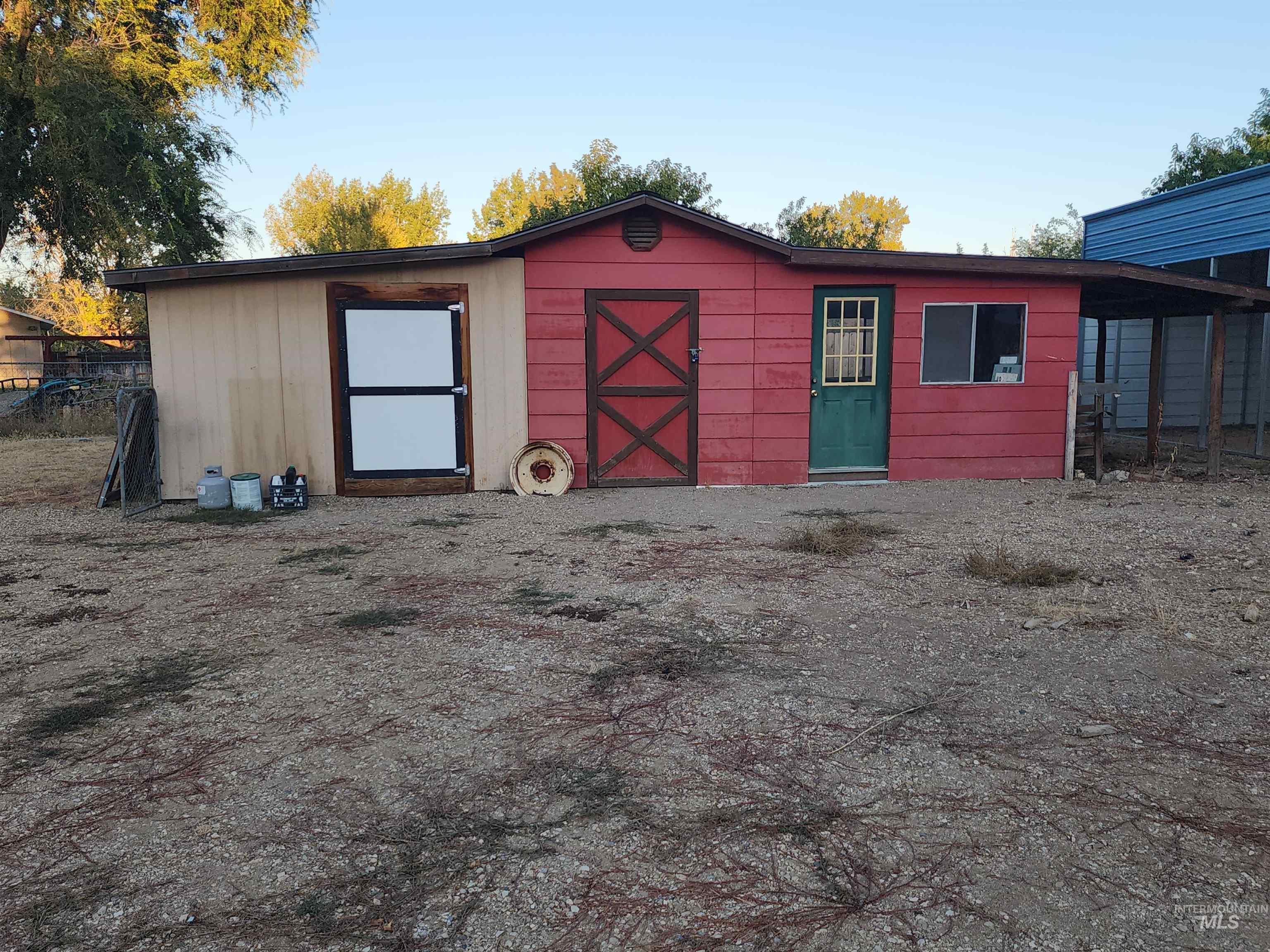 View of outdoor structure