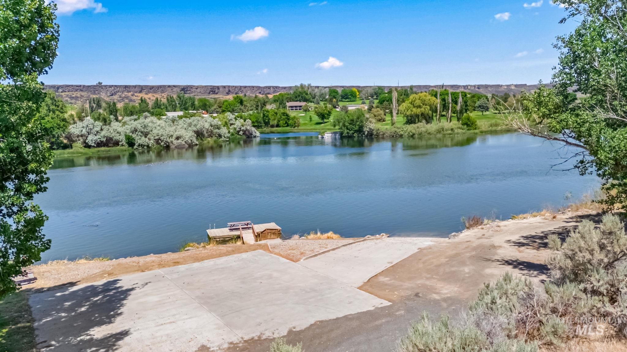 Water view featuring a boat ramp