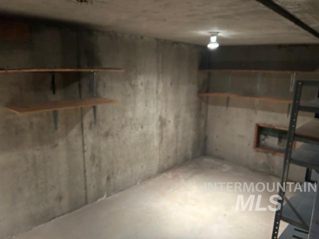 View of unfinished below grade area