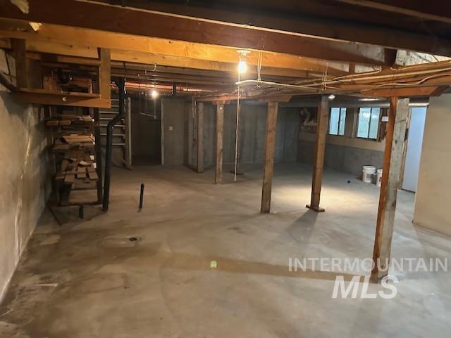 View of basement