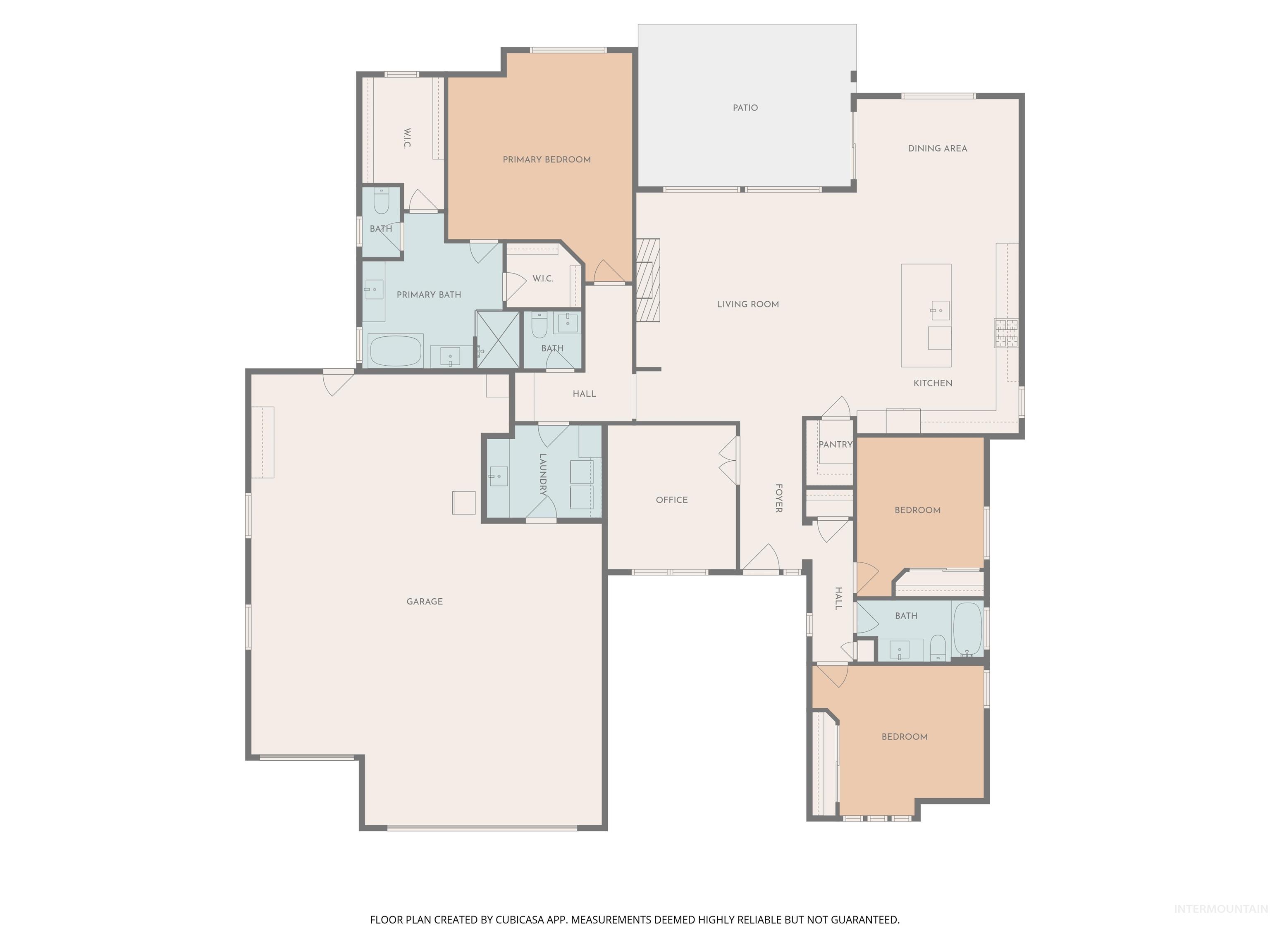 View of floor plan / room layout