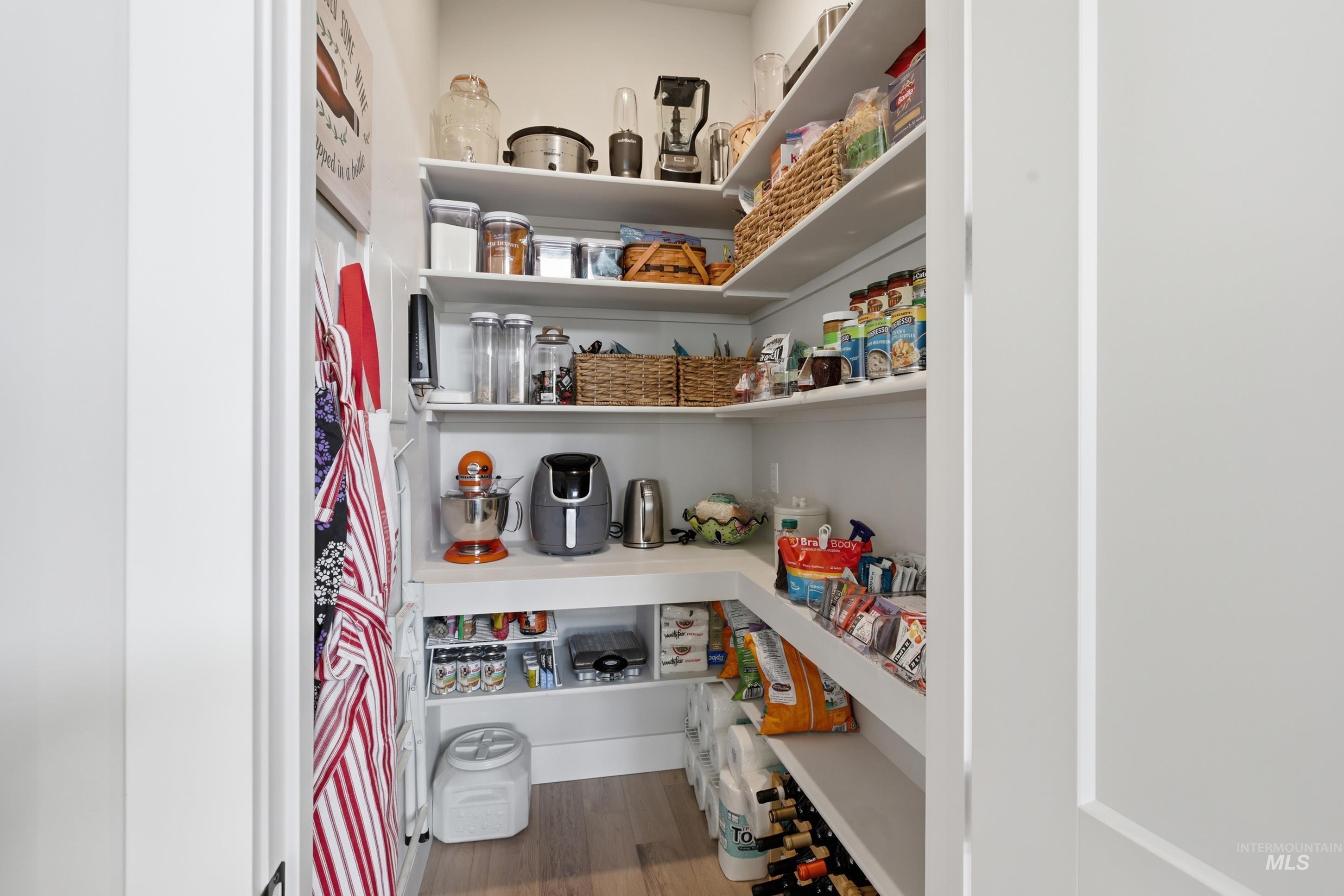 View of storage area