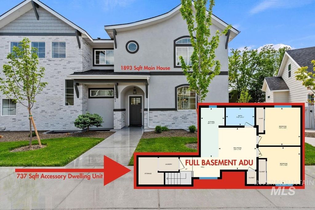 Photo of 10061 W Mcmillan &amp; 10063 Mcmillan (Adu) Rd, Boise, ID 83704 (MLS # 98963587)