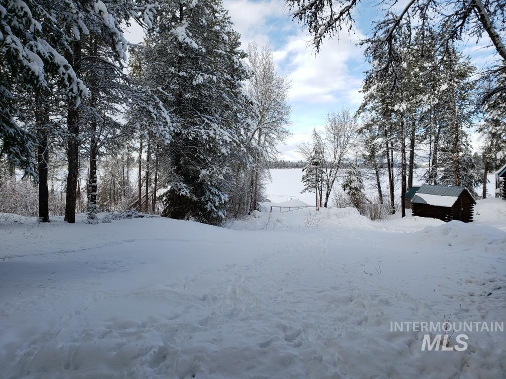 View of snowy yard