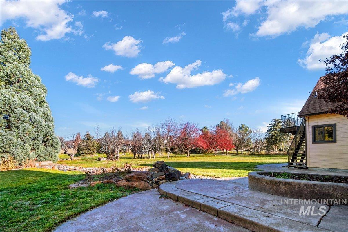 View of patio / terrace with stairway
