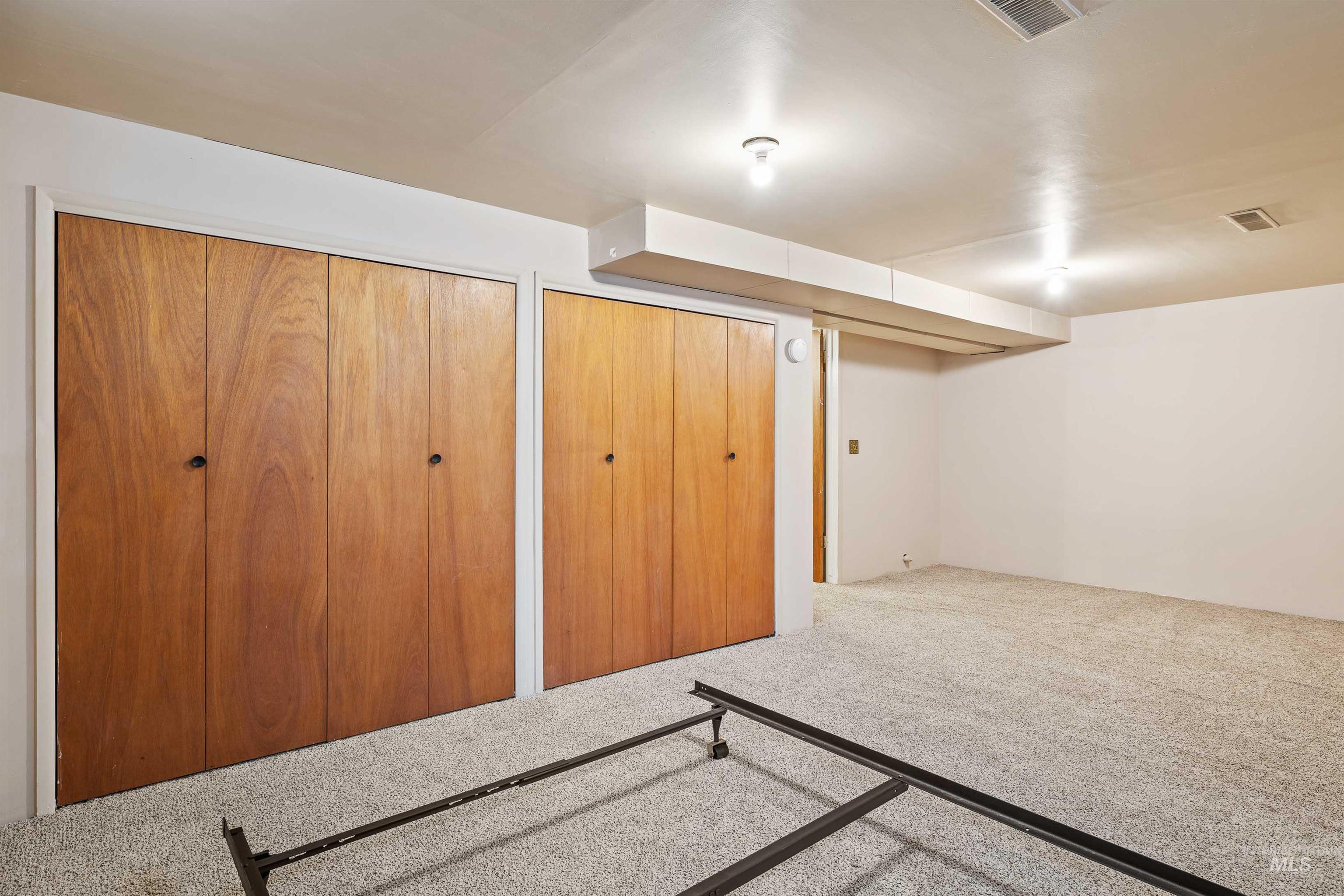 Finished below grade area featuring carpet floors