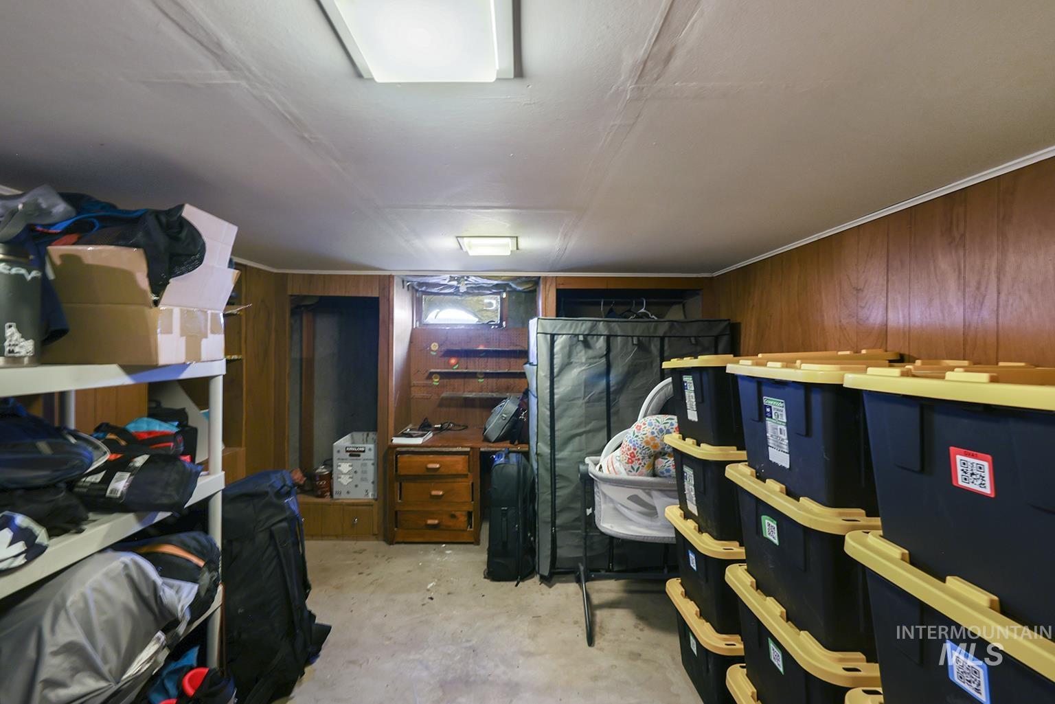 View of storage room