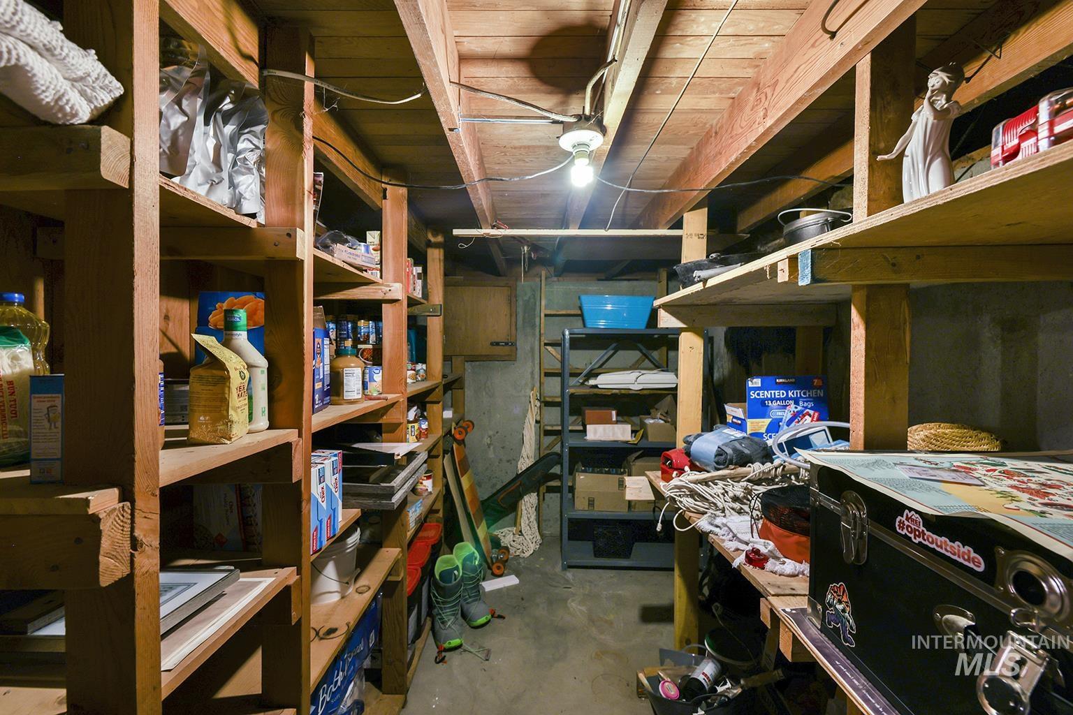 View of storage area