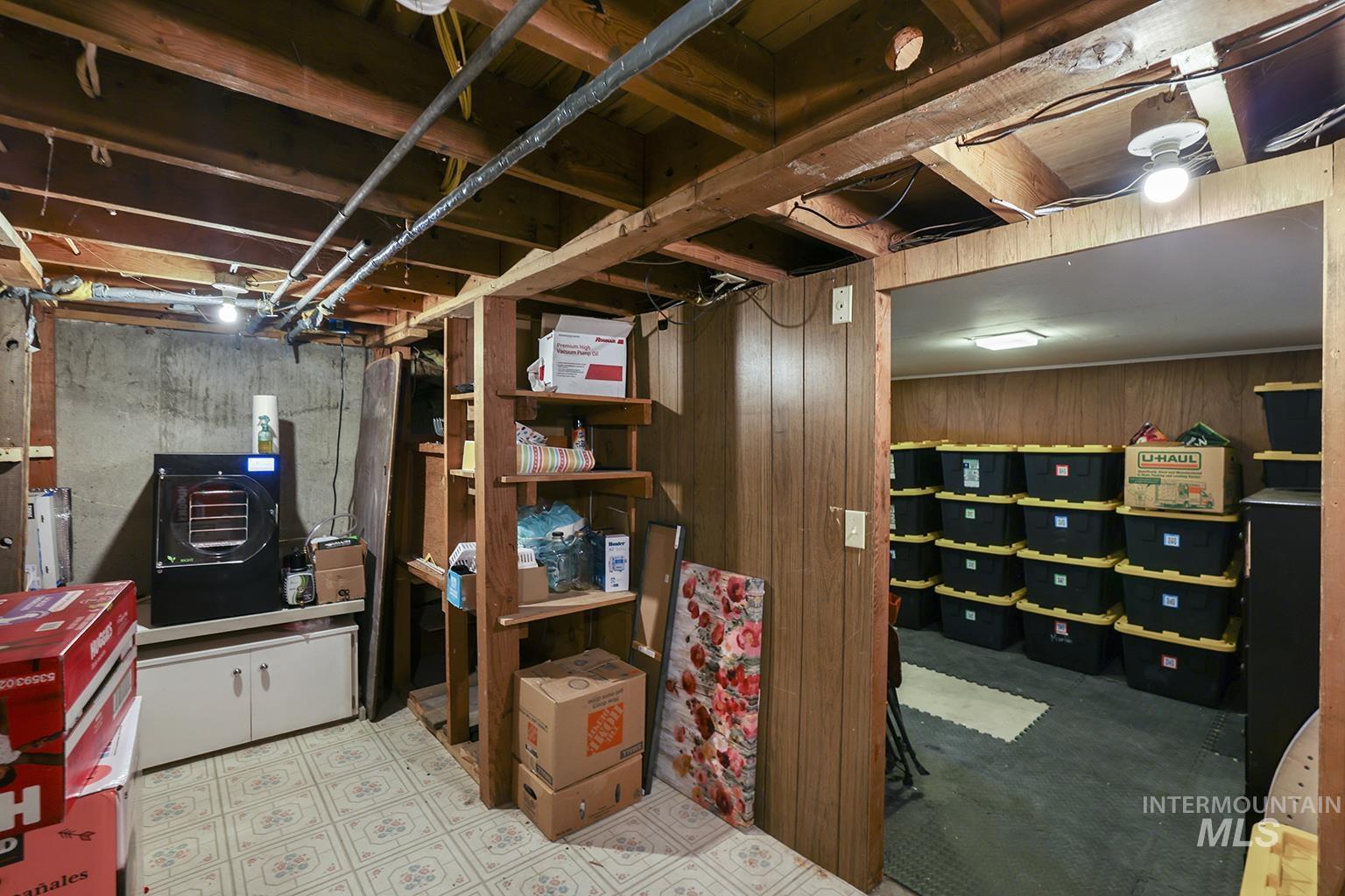 View of storage area