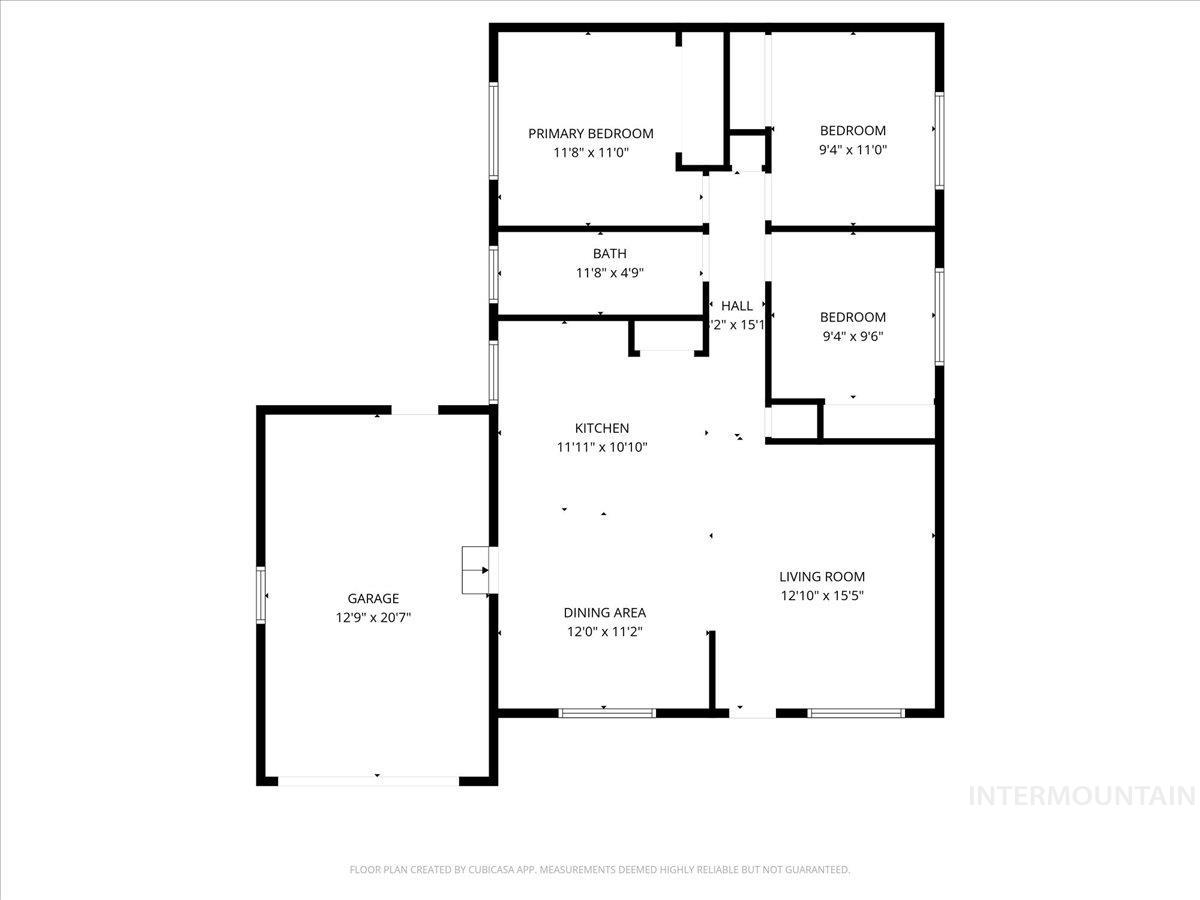 View of room layout