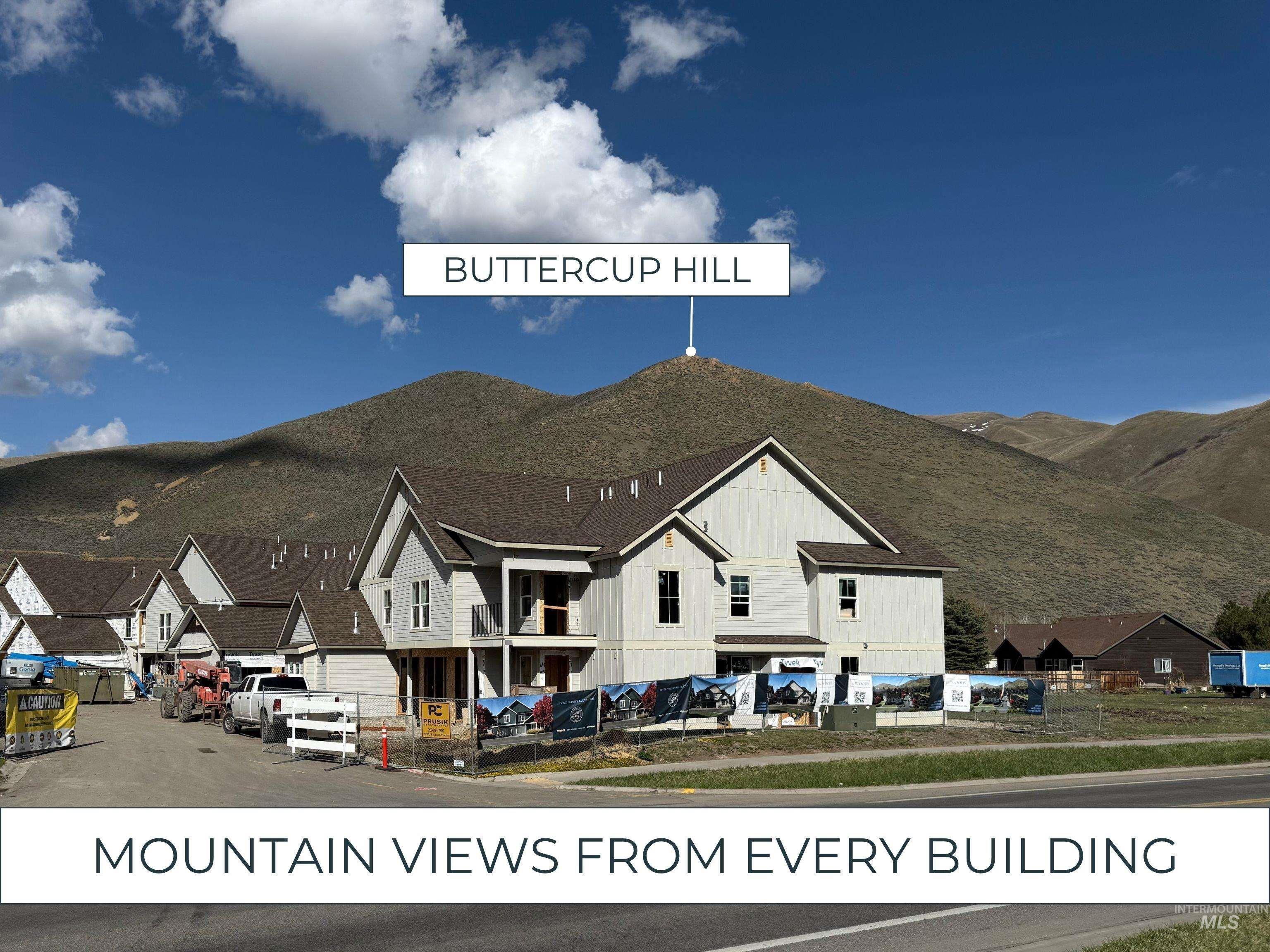 View of asphalt road with a mountain view
