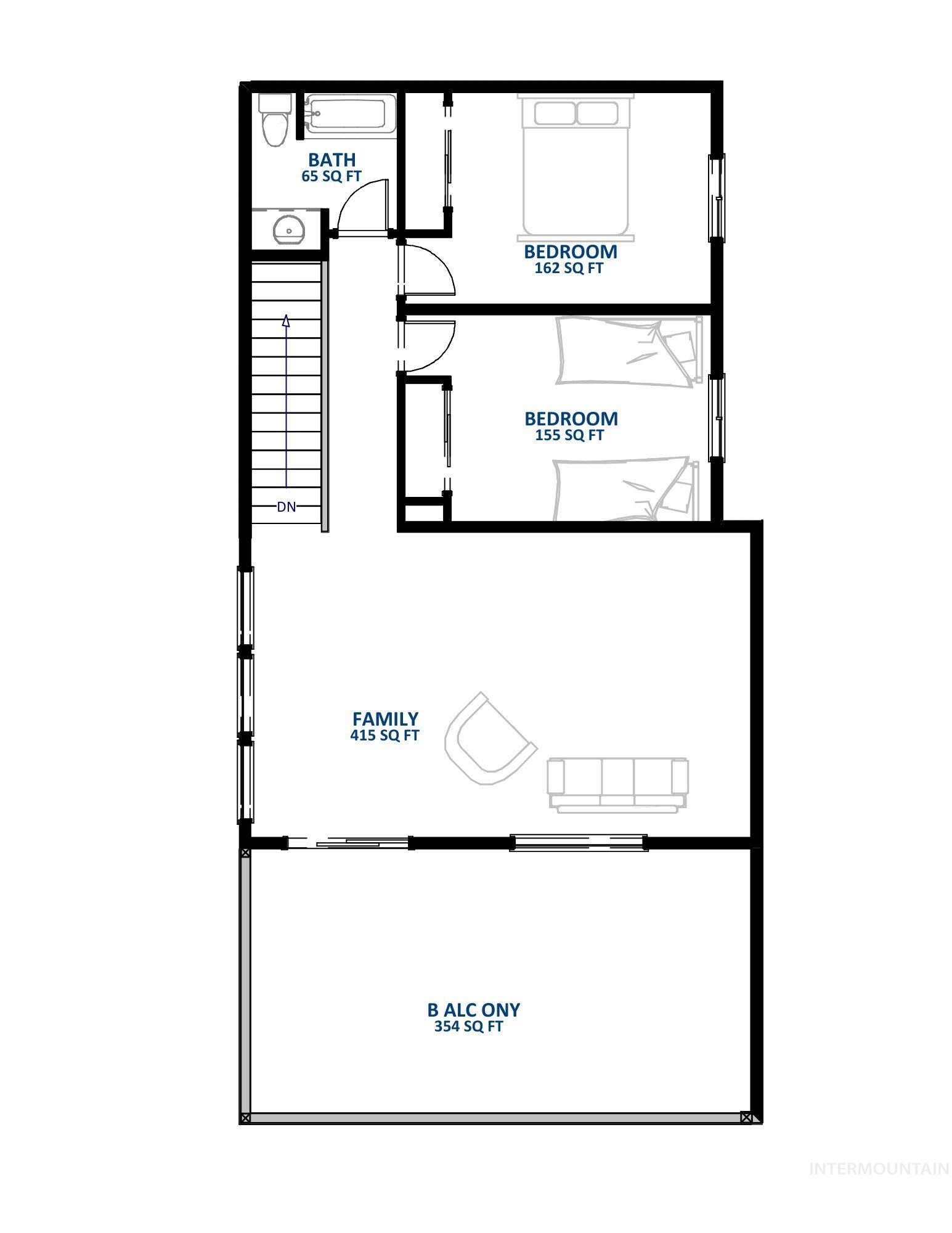 Floor plan - Upper Level