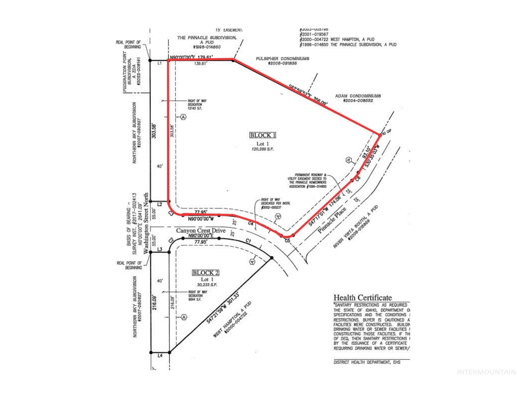 Survey map / technical document