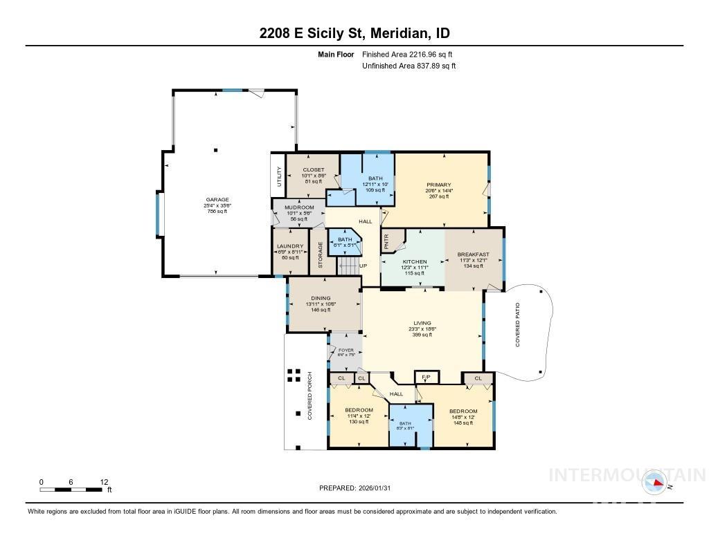 View of home floor plan
