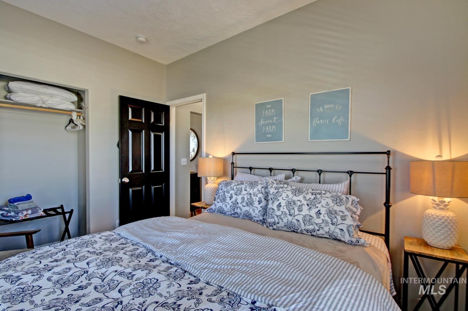 Bedroom with a closet