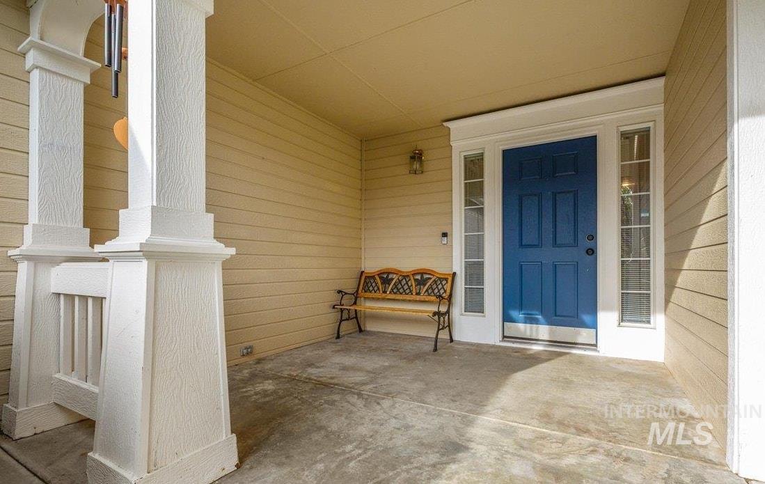 View of exterior entry