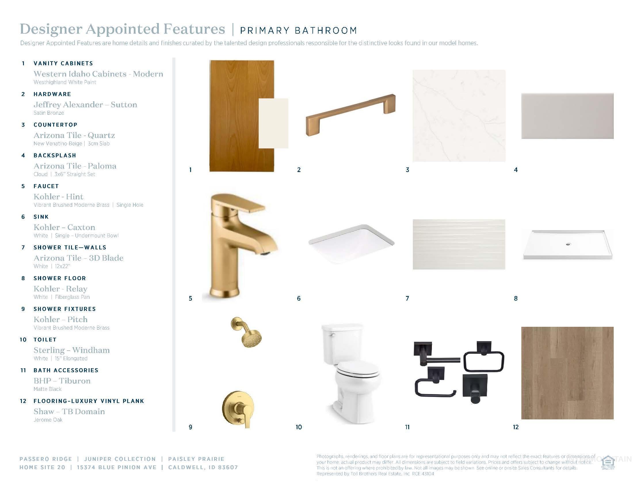 View of a document with a collage of images