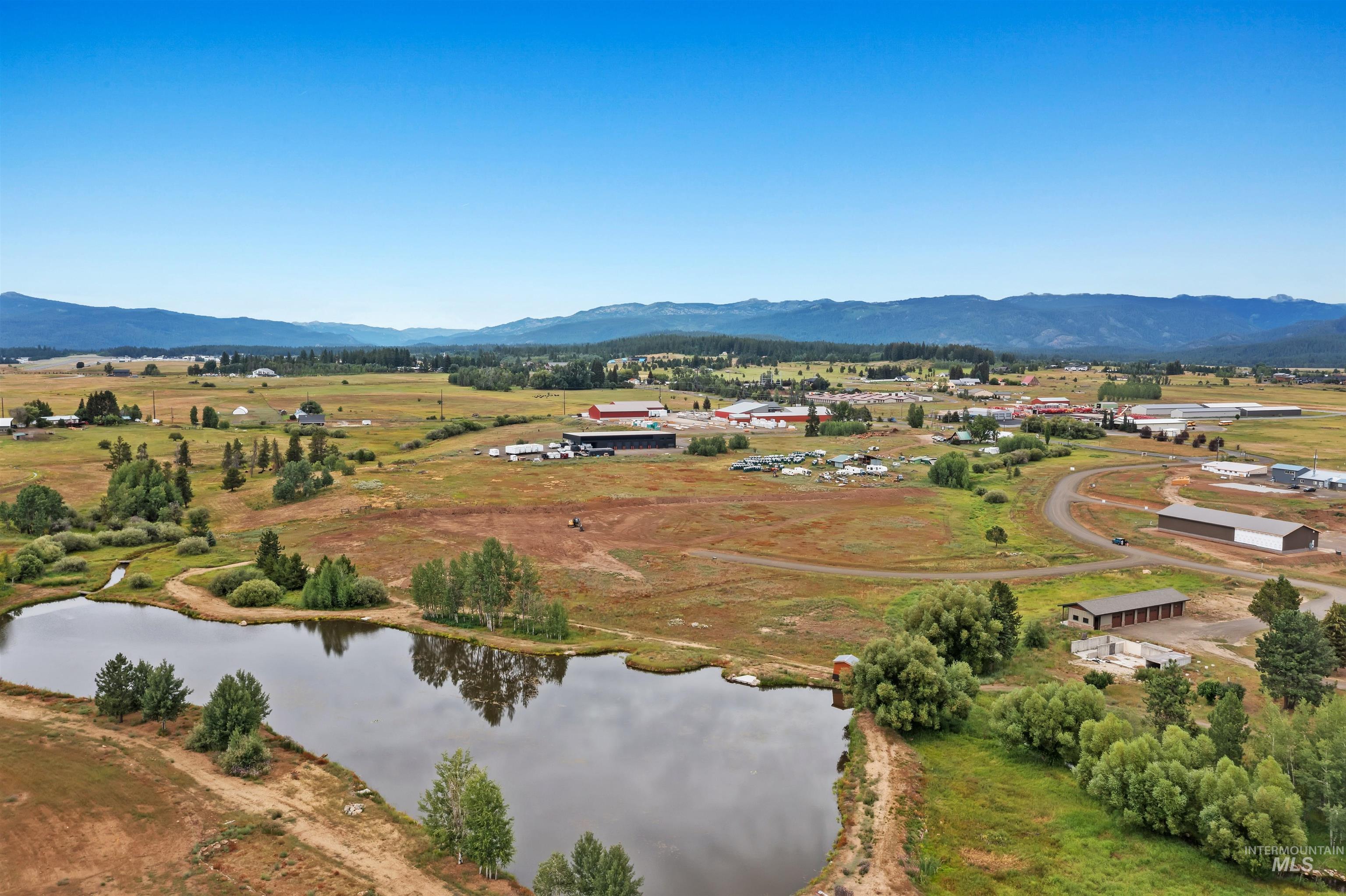 View of rural area featuring a water and mountain view