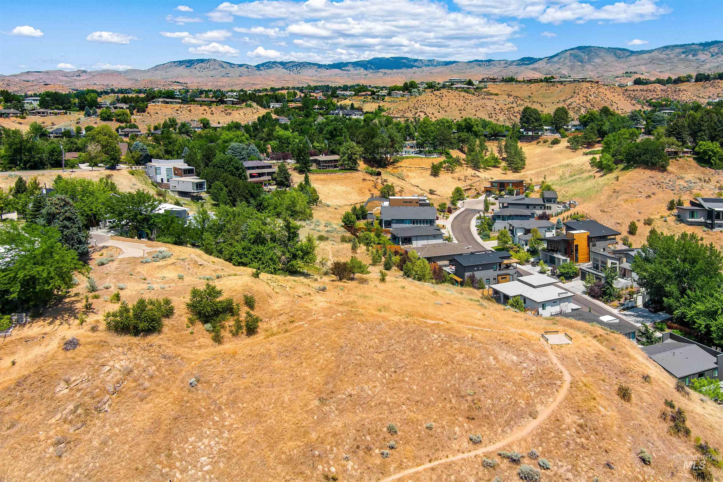 Drone / aerial view of mountains