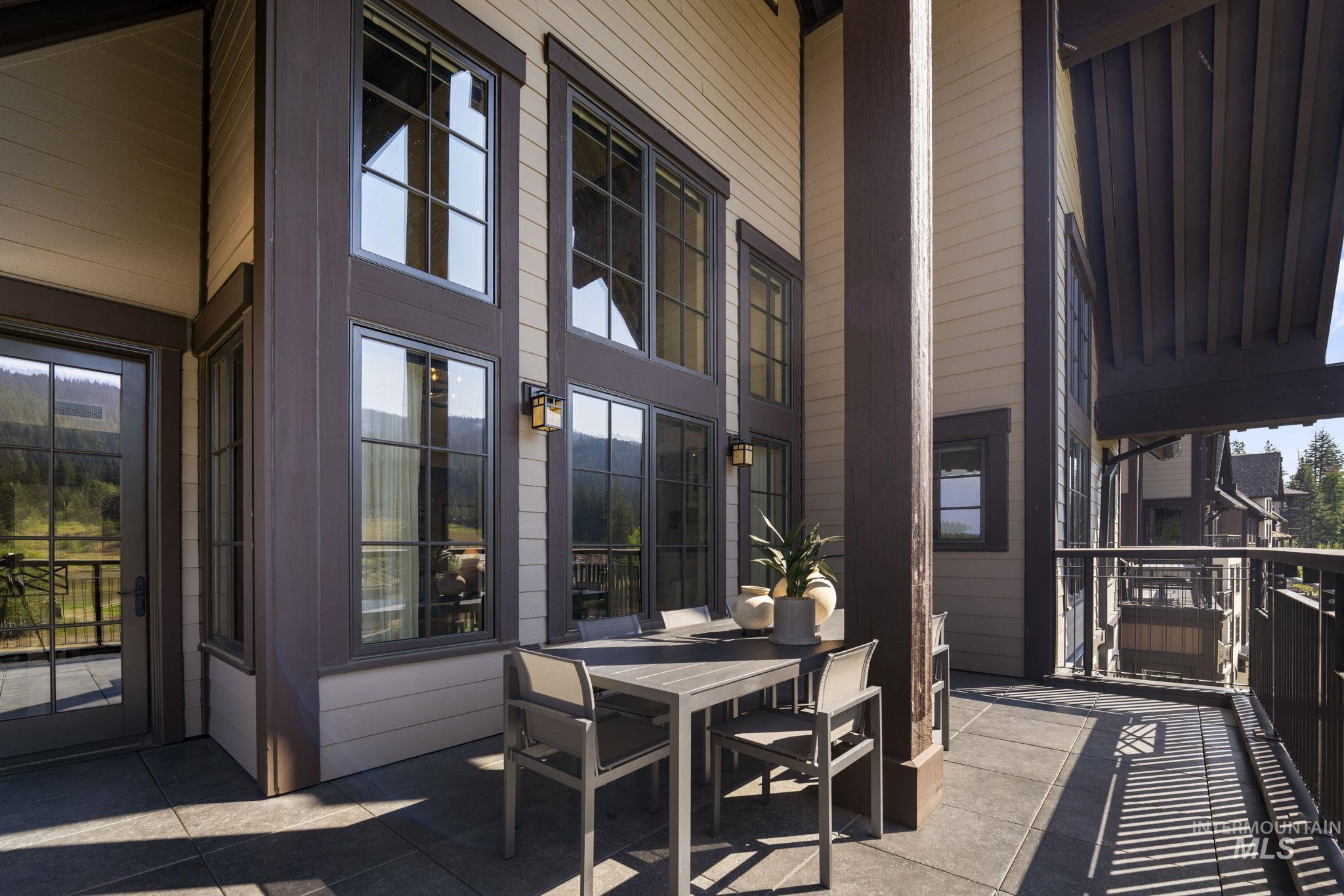 View of patio featuring outdoor dining space