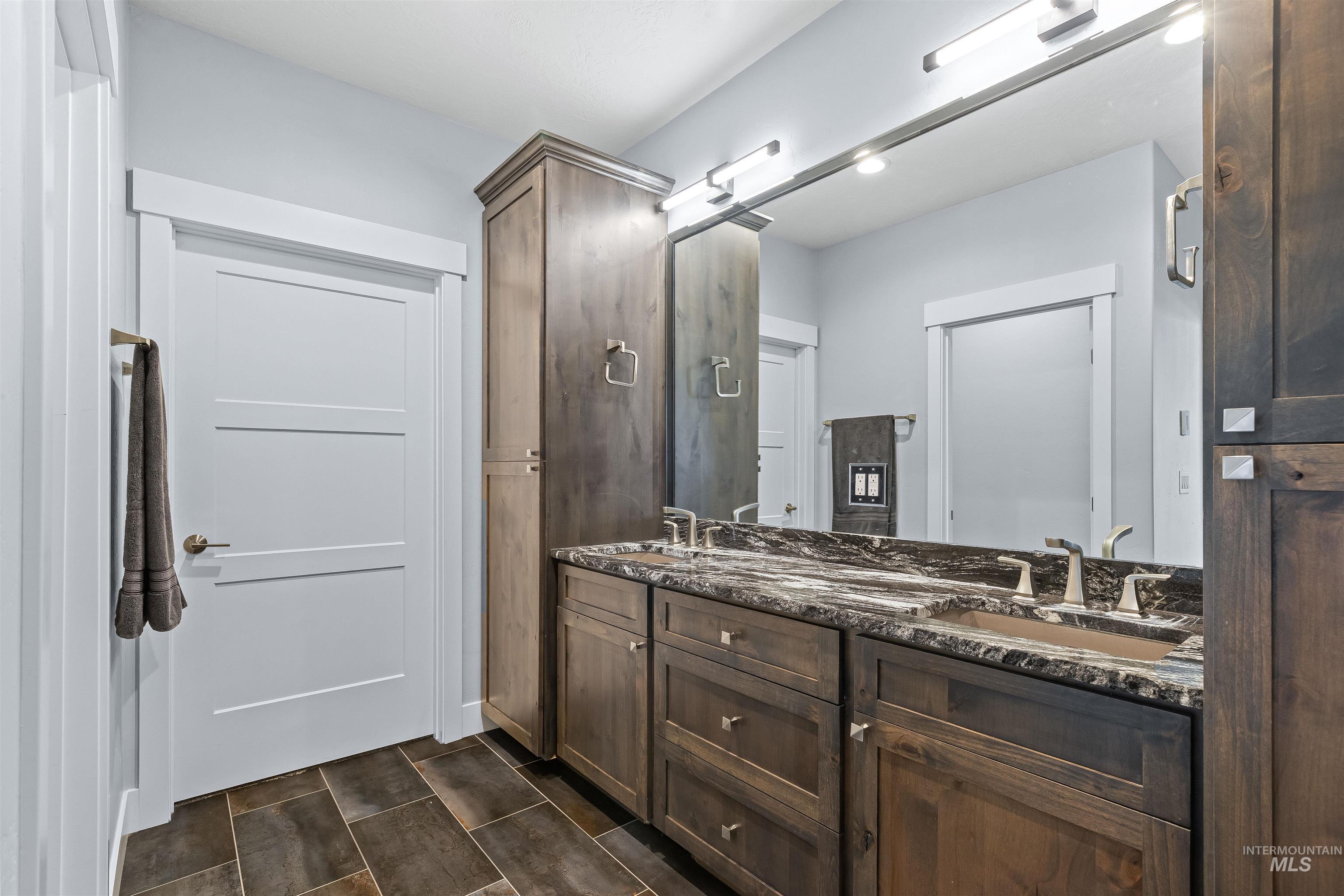 Bathroom with double vanity