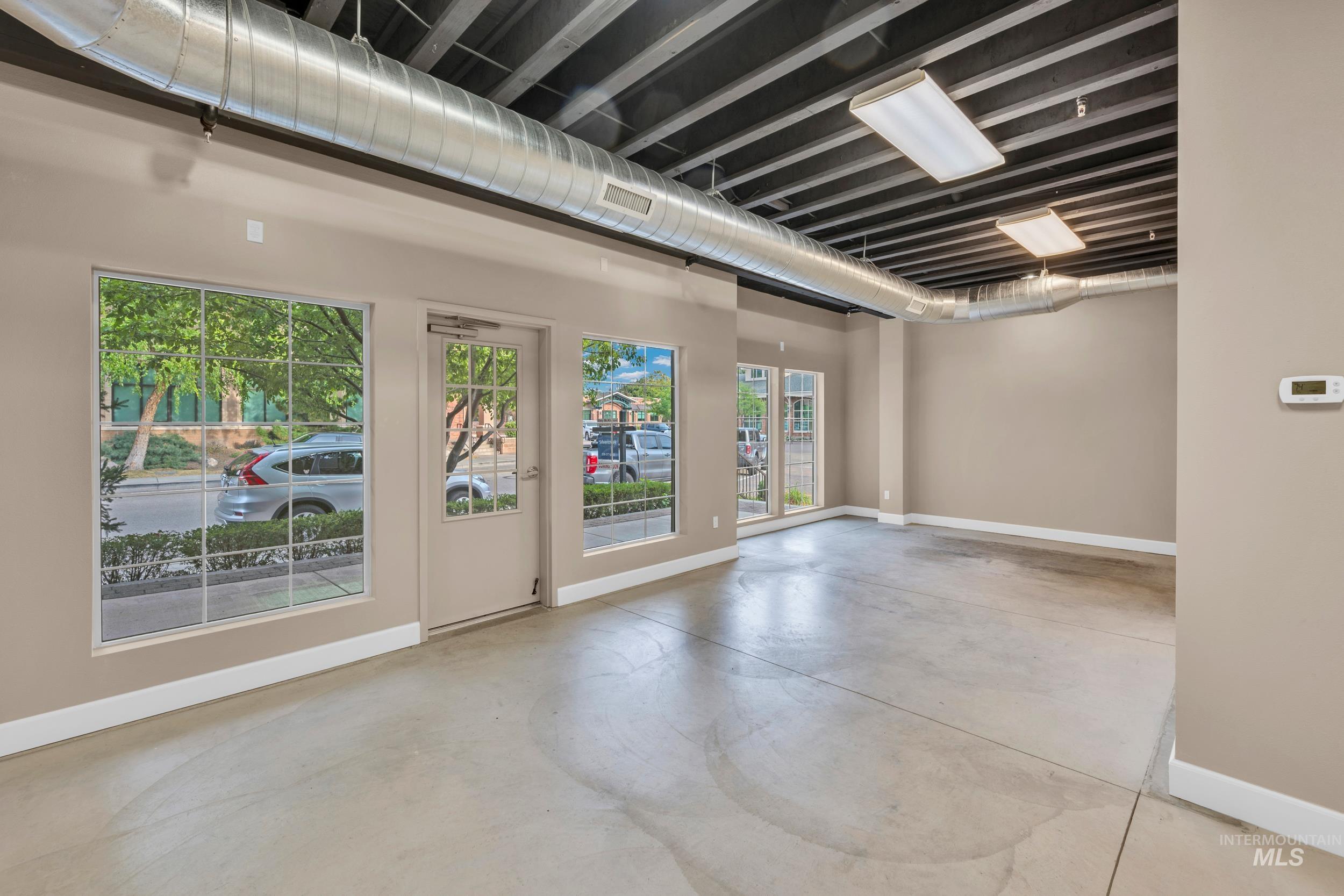 Below grade area with baseboards