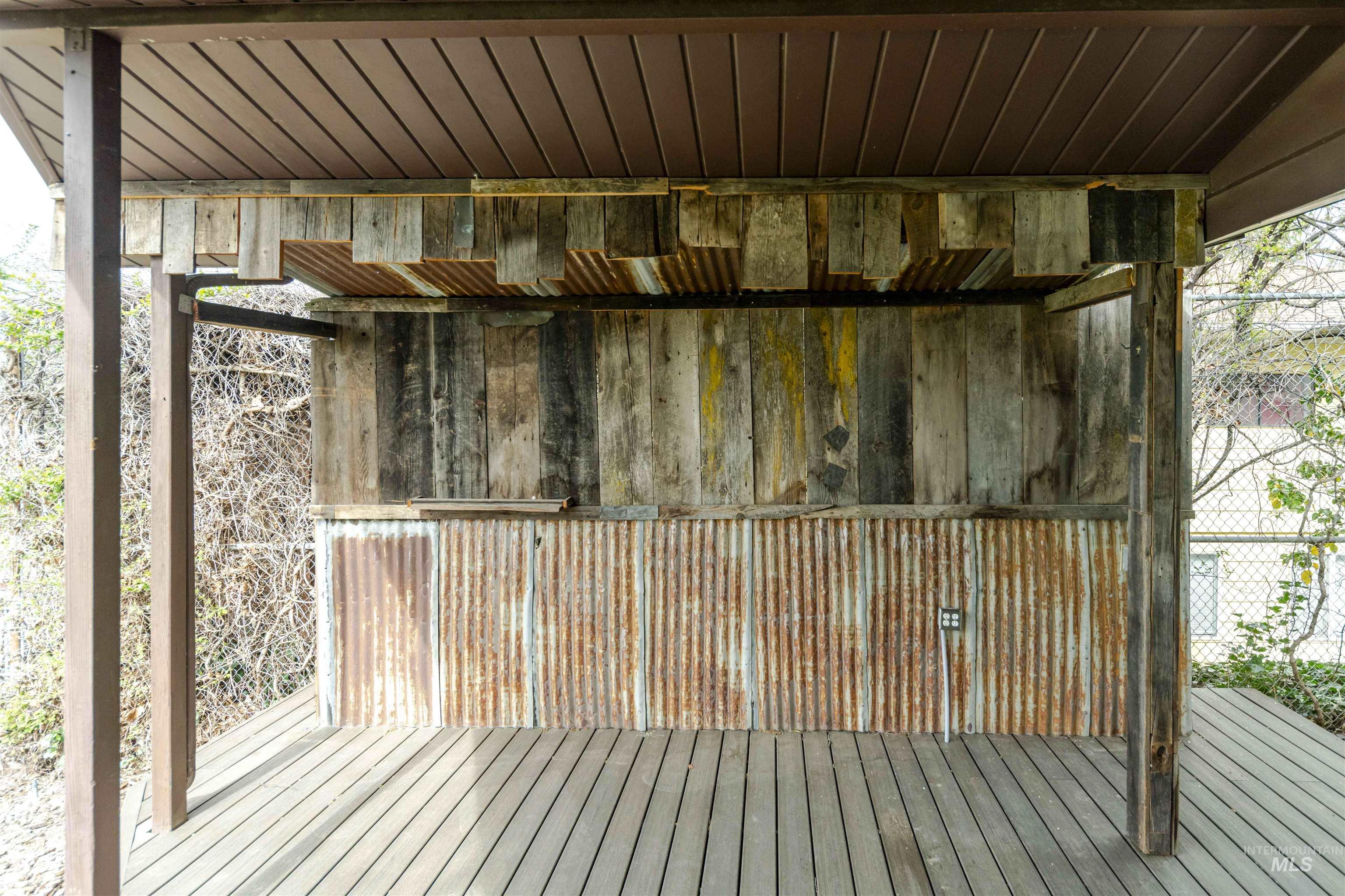 View of deck