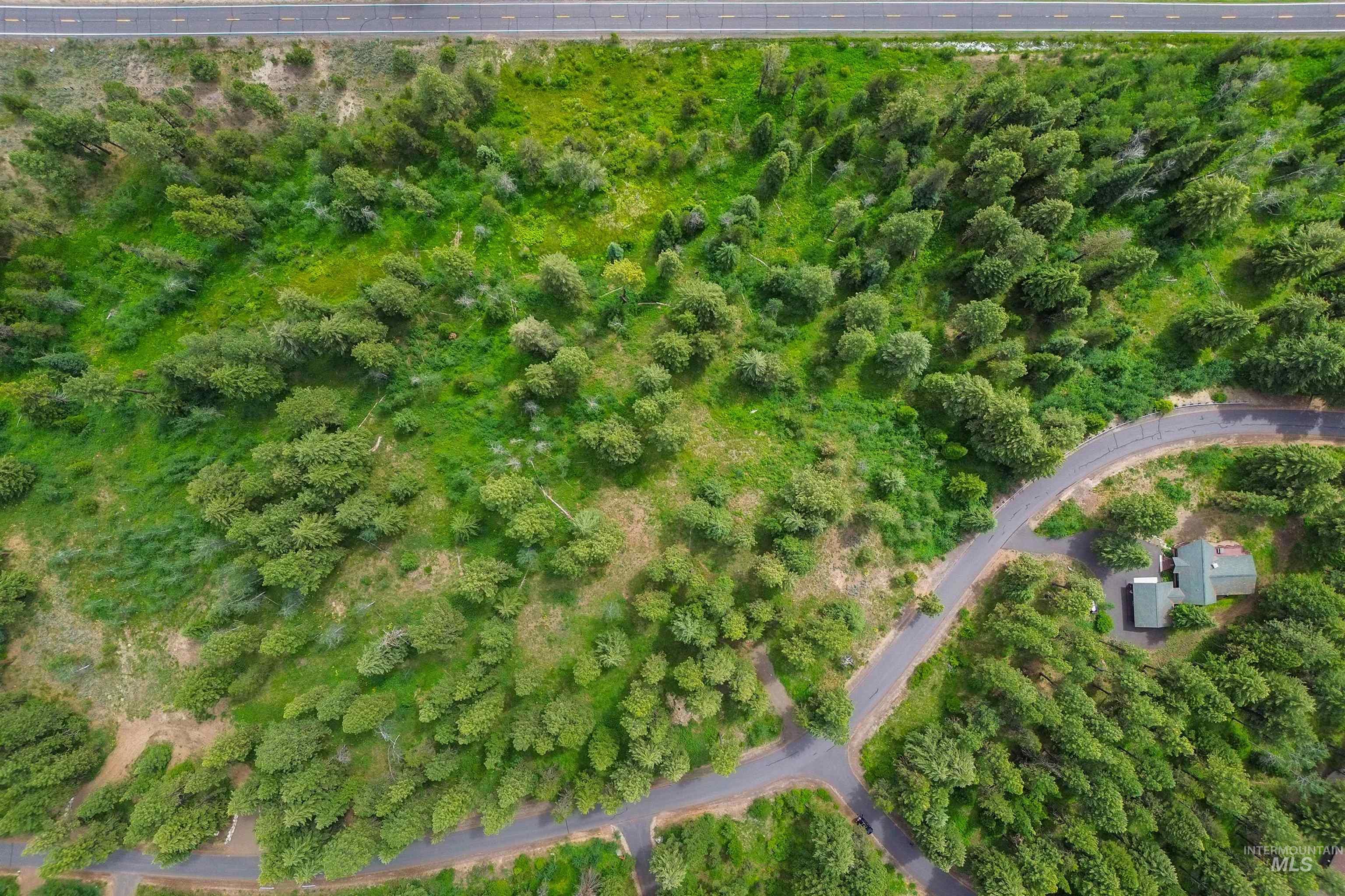 Aerial overview of property's location