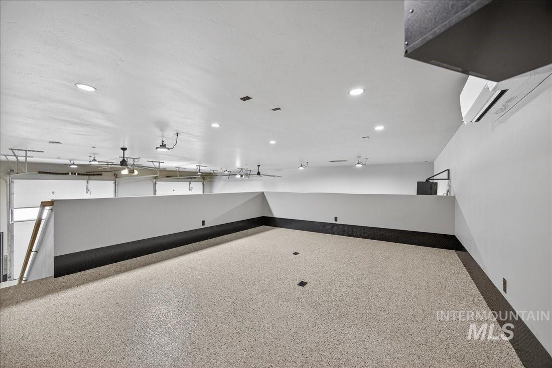 Miscellaneous room with recessed lighting
