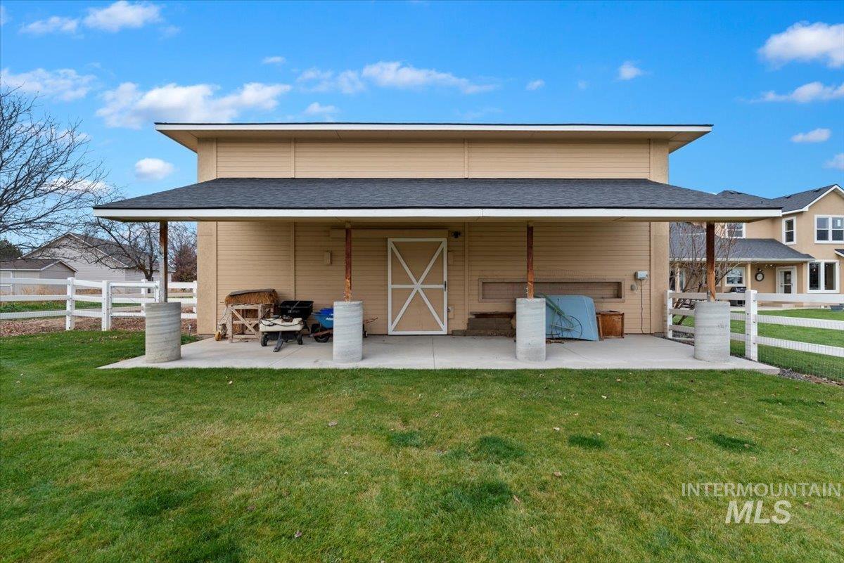 View of outdoor structure