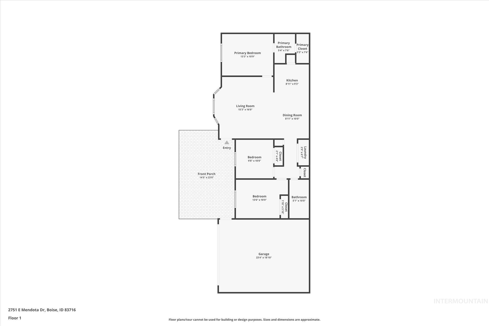 View of floor plan / room layout