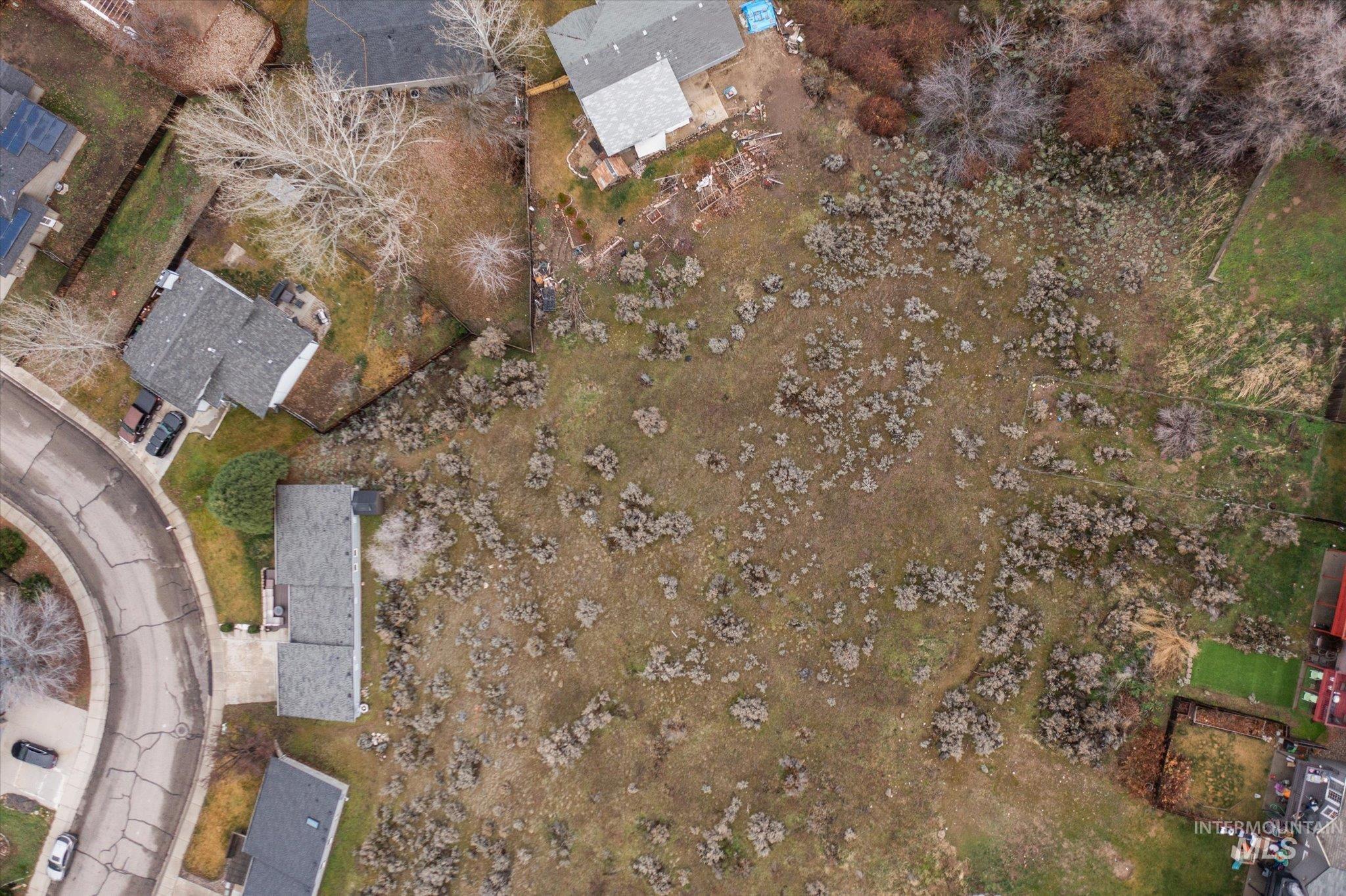 Aerial overview of property's location