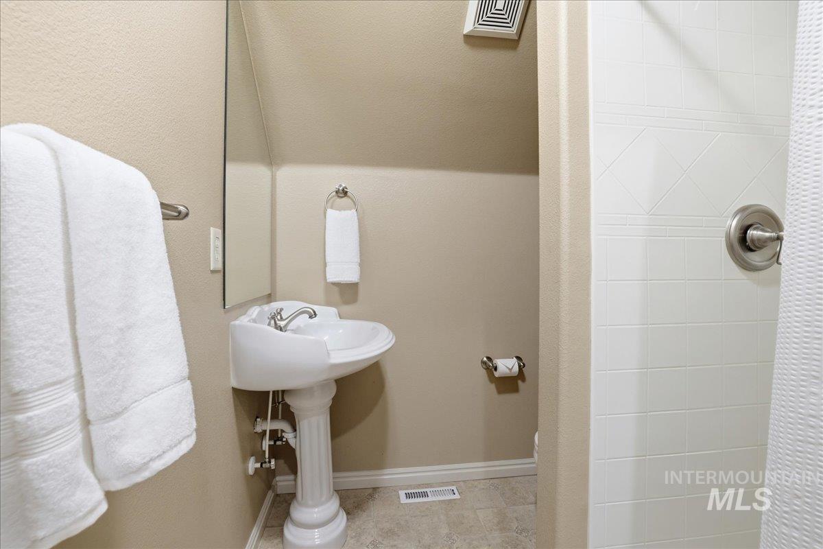 Bathroom featuring a stall shower