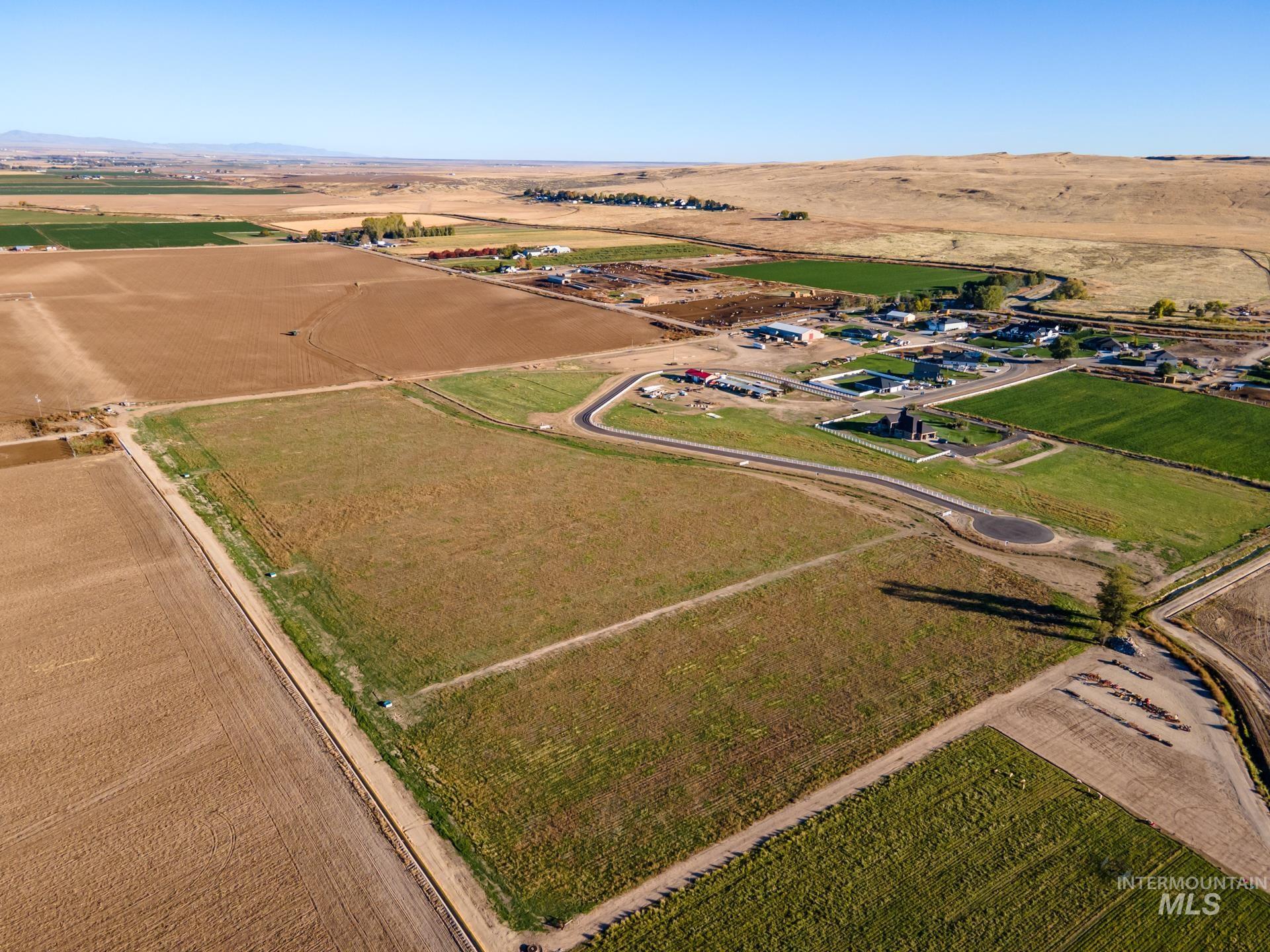 View of rural area with farmland