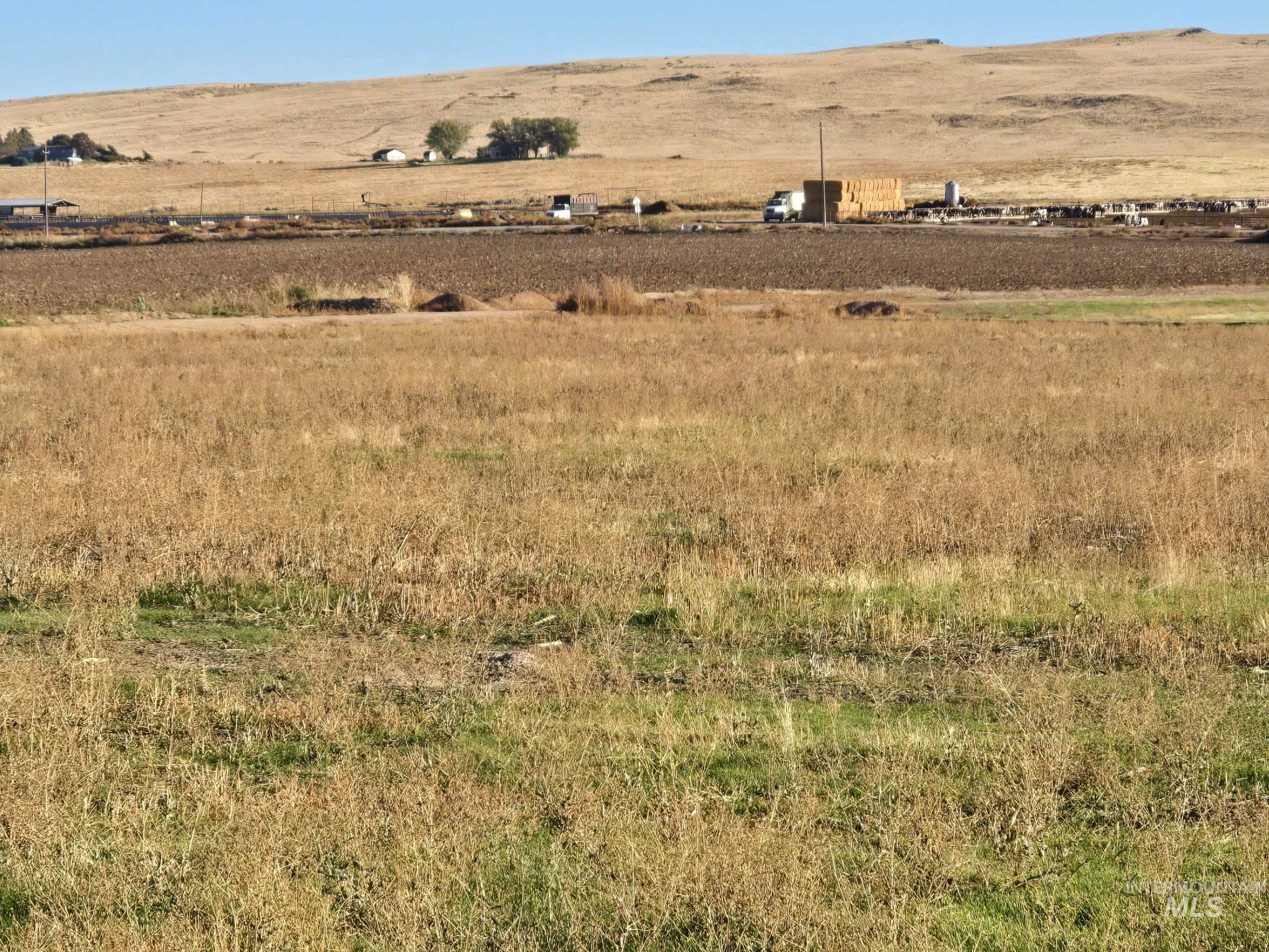 View of yard with a view of countryside