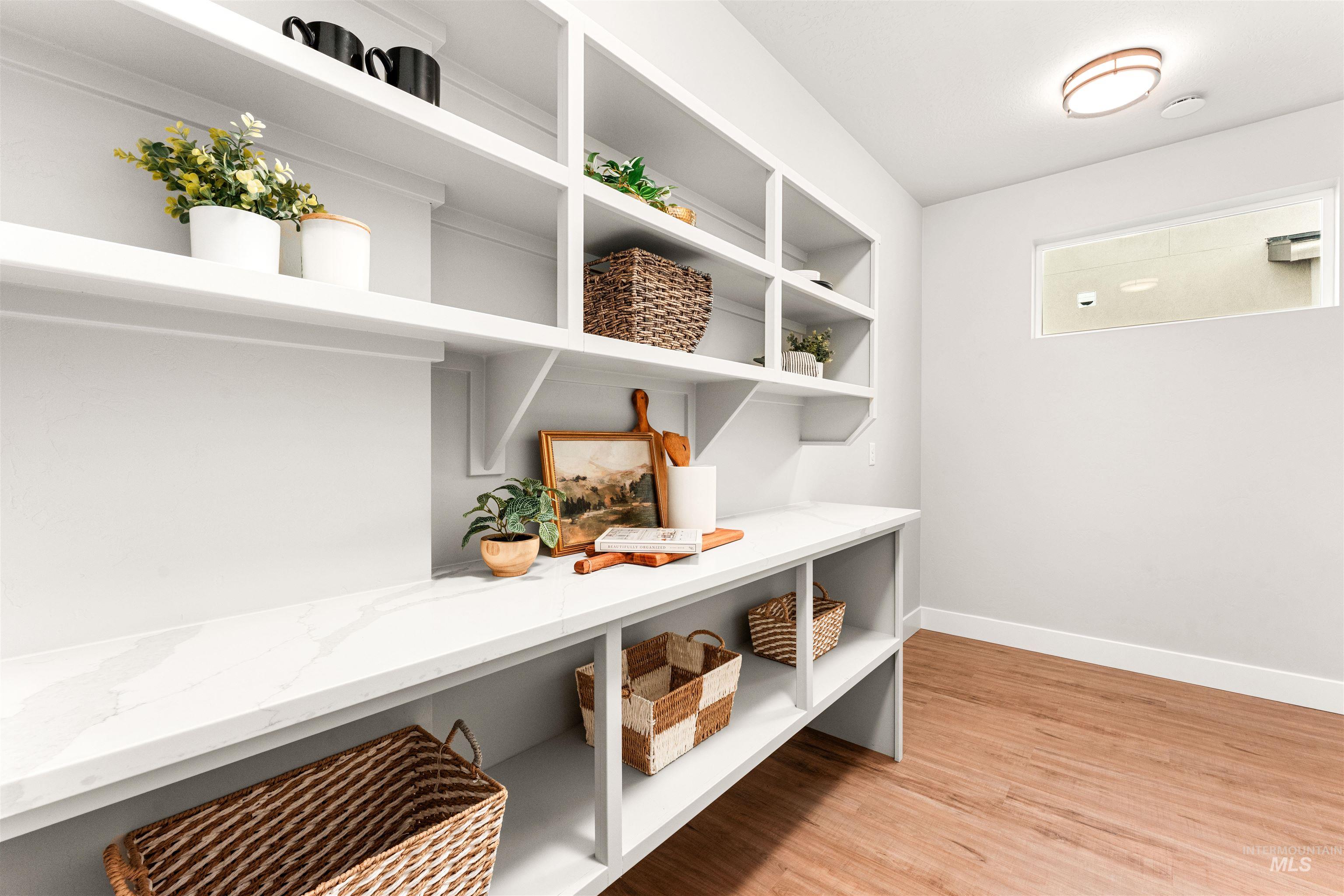 View of storage area