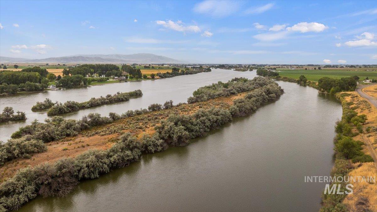 Water view featuring a mountain backdrop