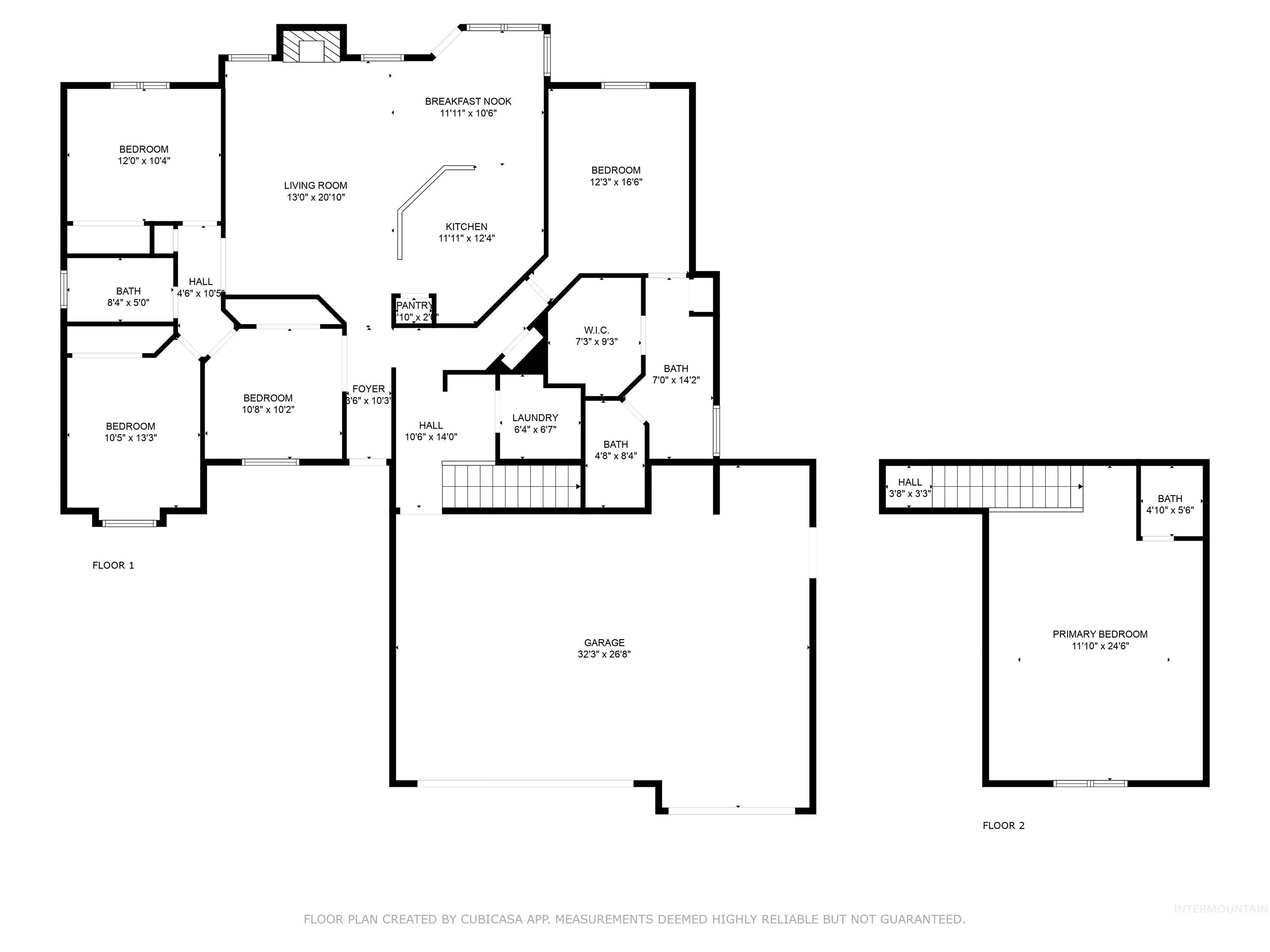 View of floor plan / room layout
