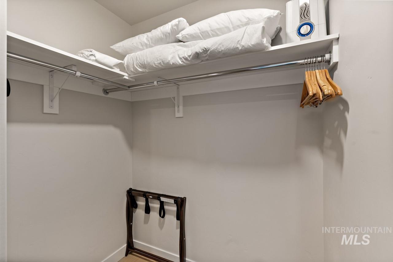 View of spacious closet