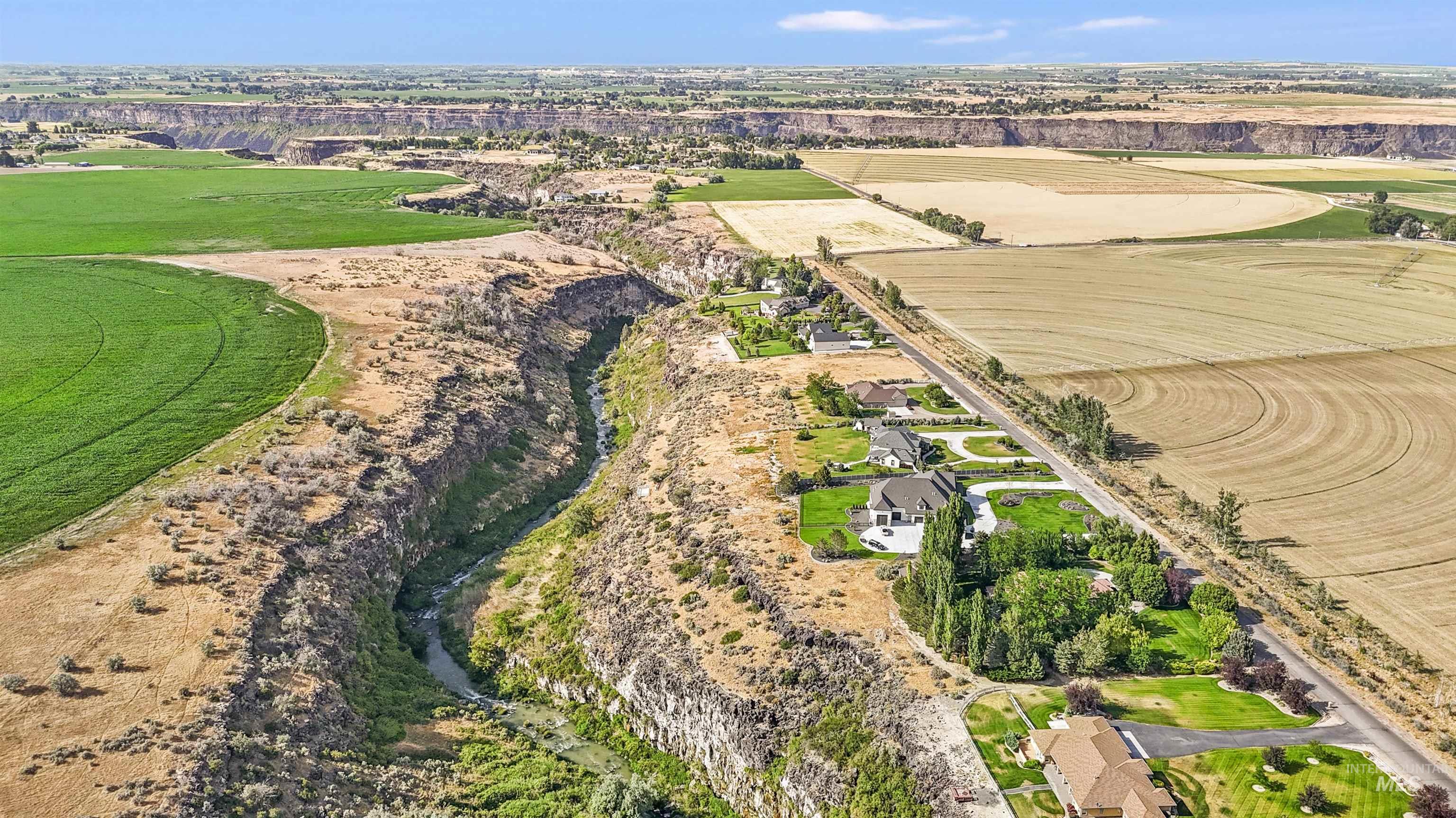 Aerial view of property's location