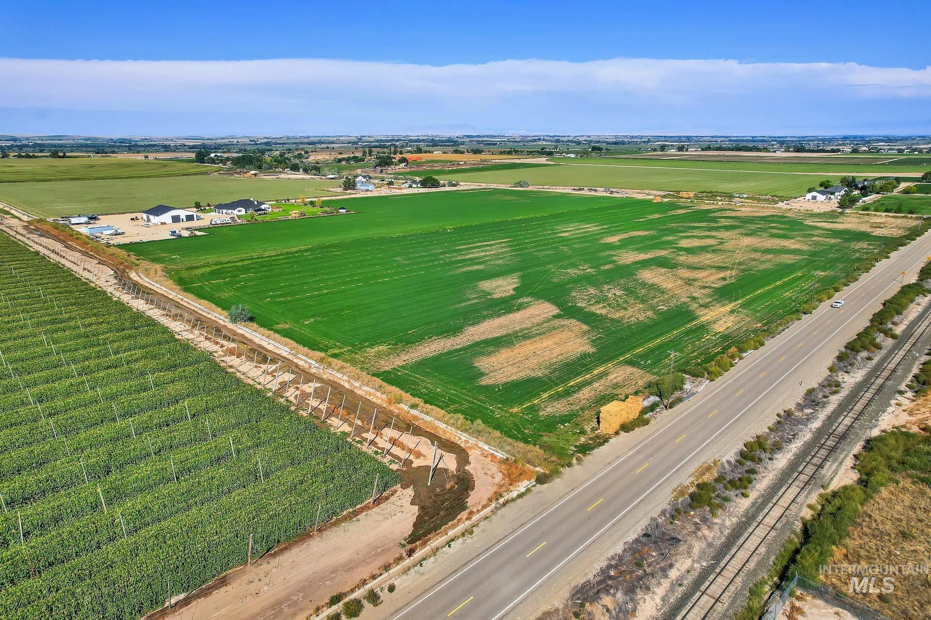 View of rural area featuring farmland