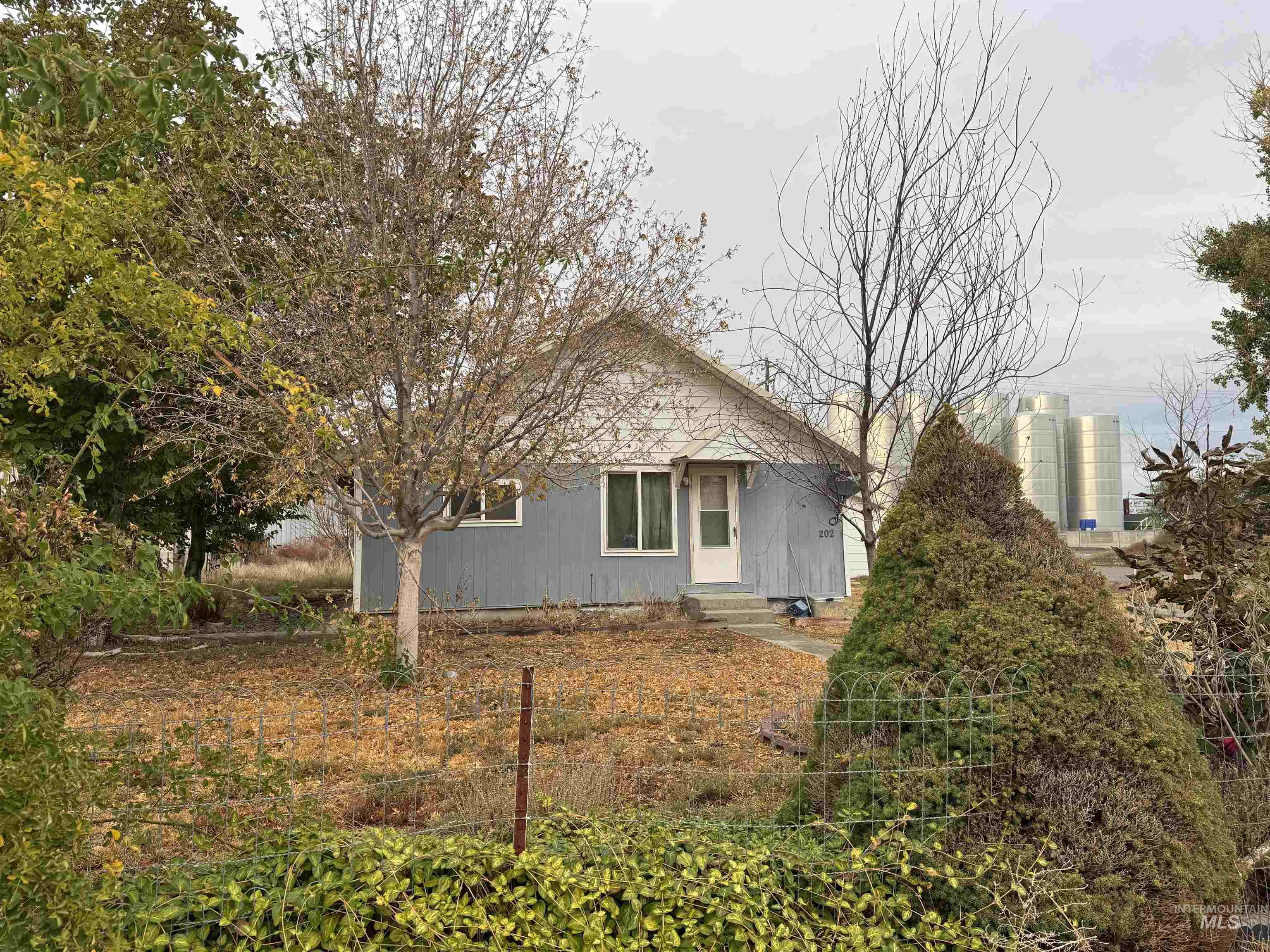 Rear view of property