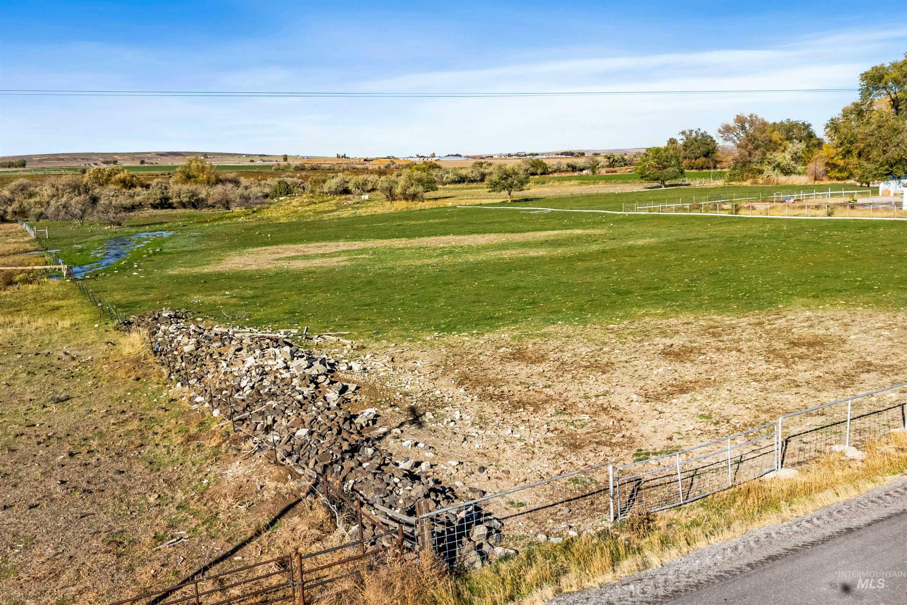 View of yard featuring a view of countryside