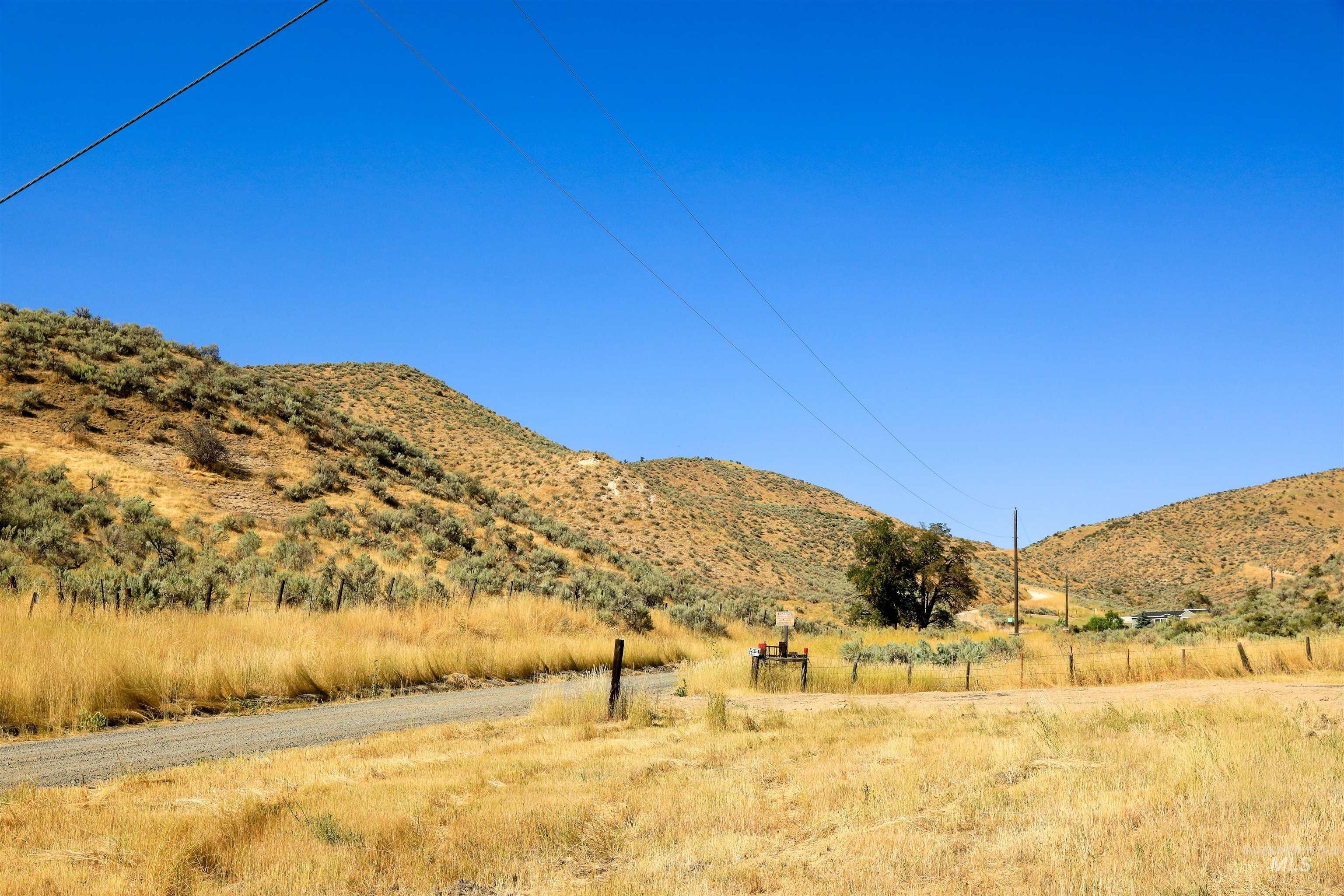 Mountain view with rural landscape