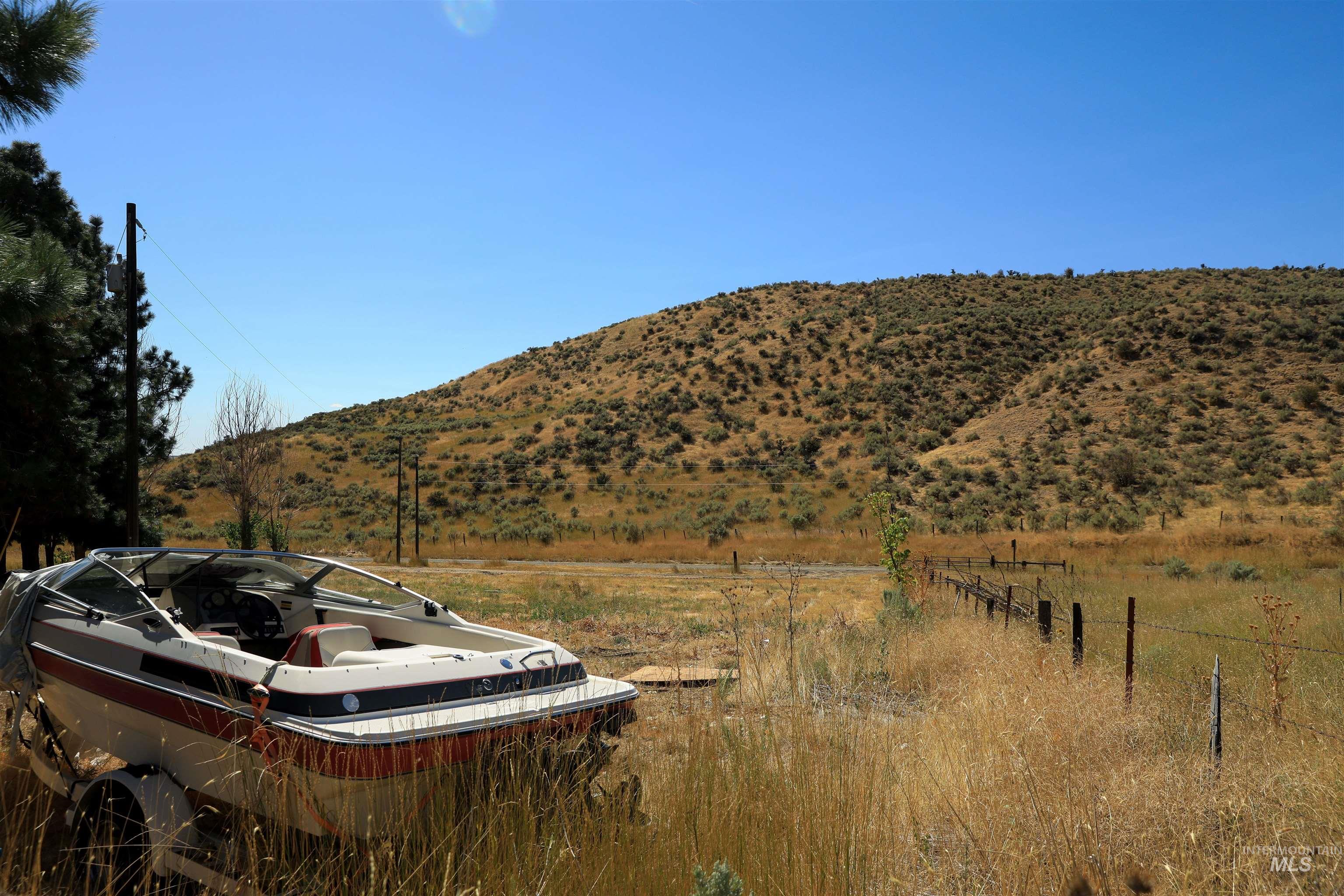 Mountain view with rural landscape