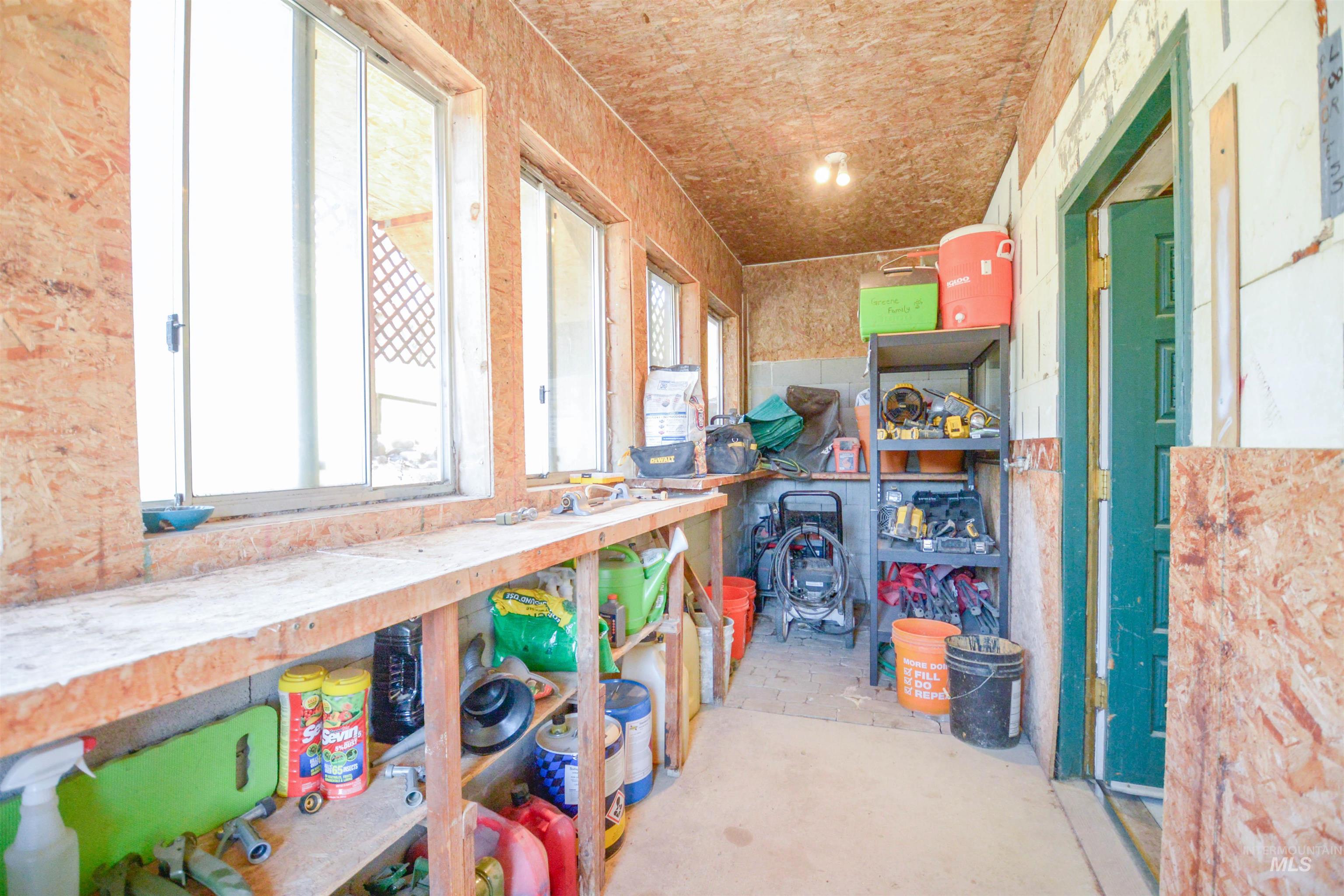 View of storage room