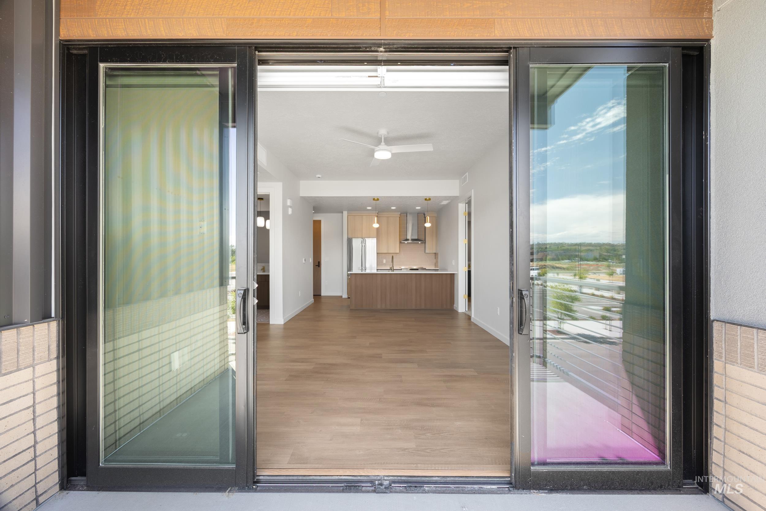 View of exterior entry