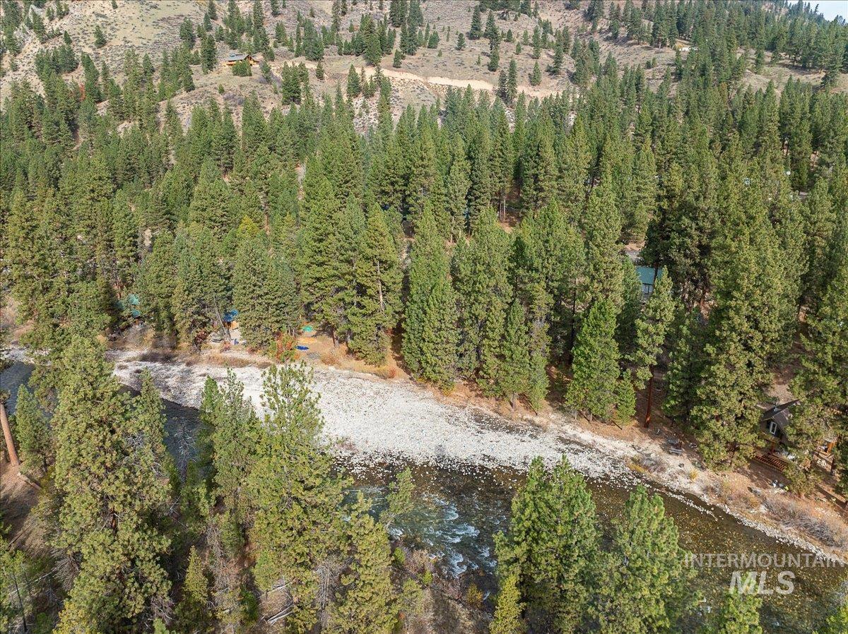 Aerial view of property and surrounding area