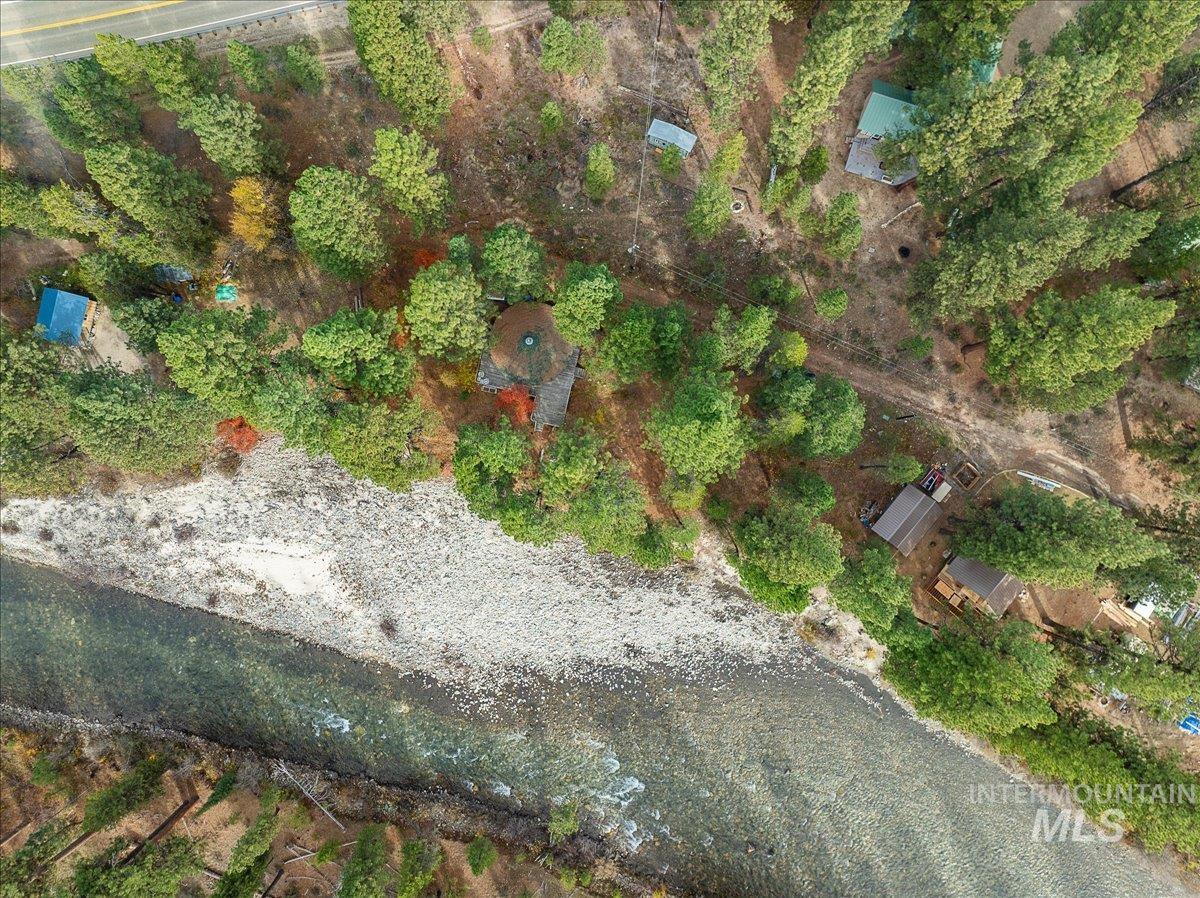 Aerial view of property's location