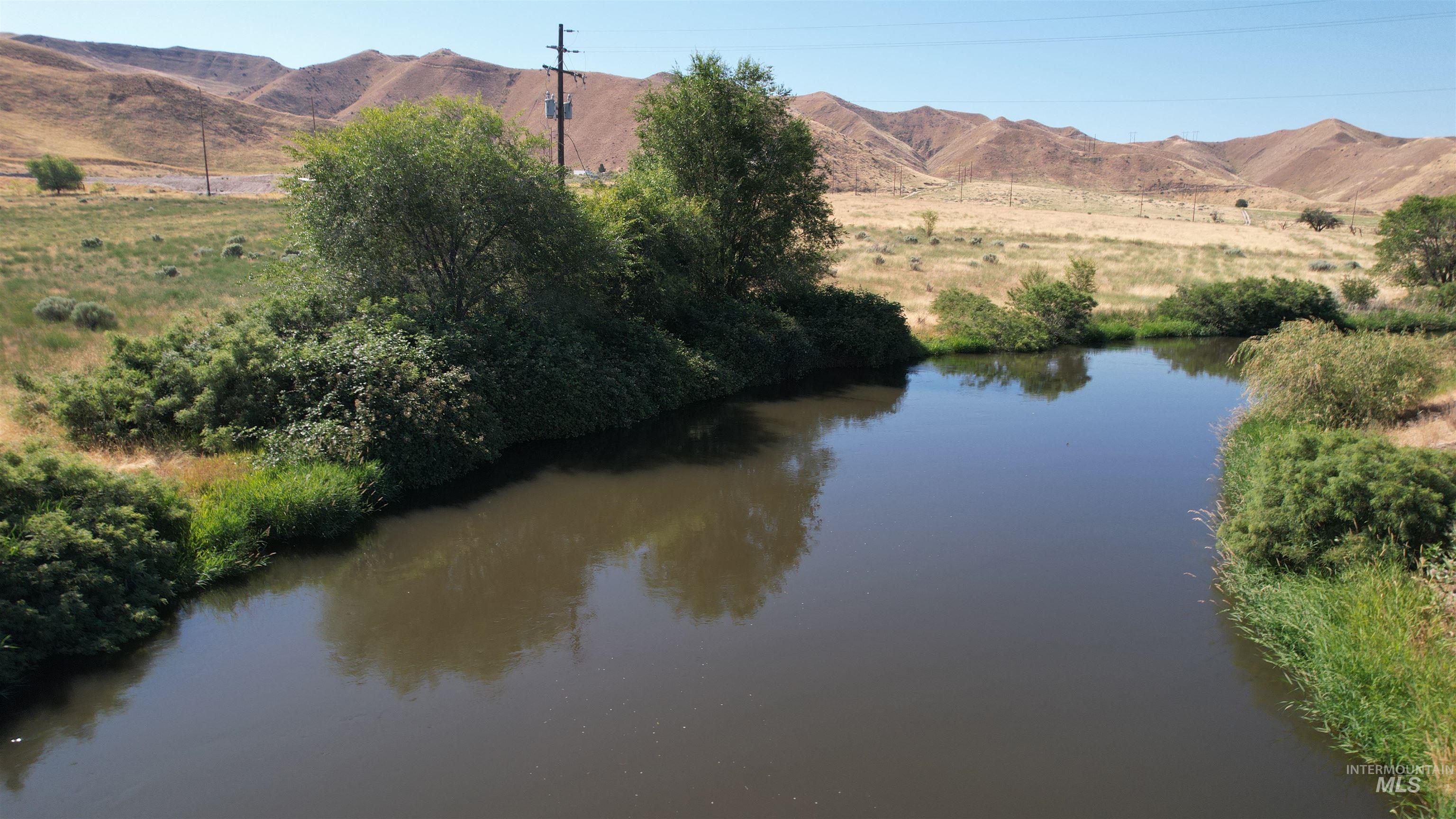 Water view with mountains